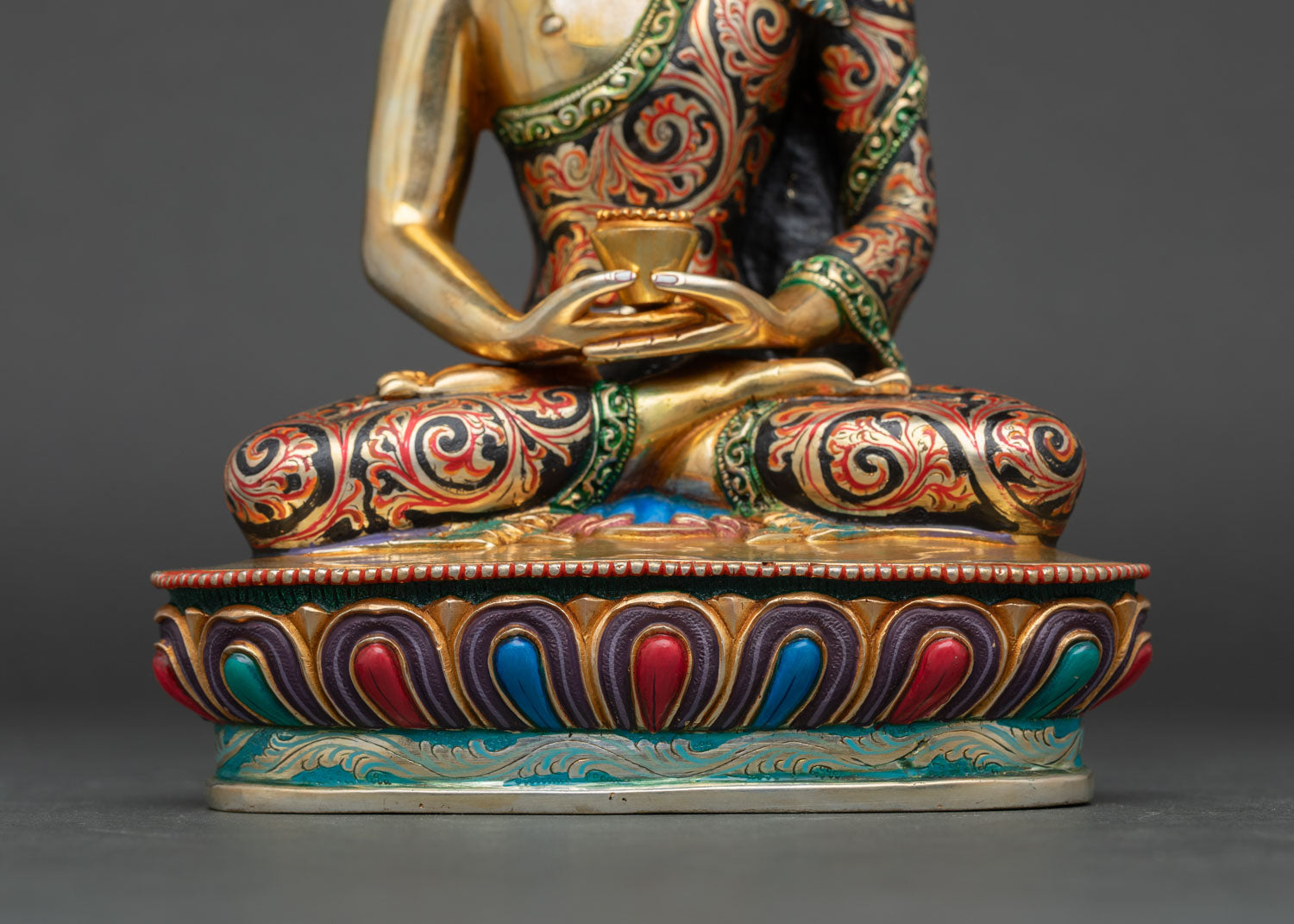 Amitabha Buddha Statue – Artisan Hand-Painted Buddhist Decor