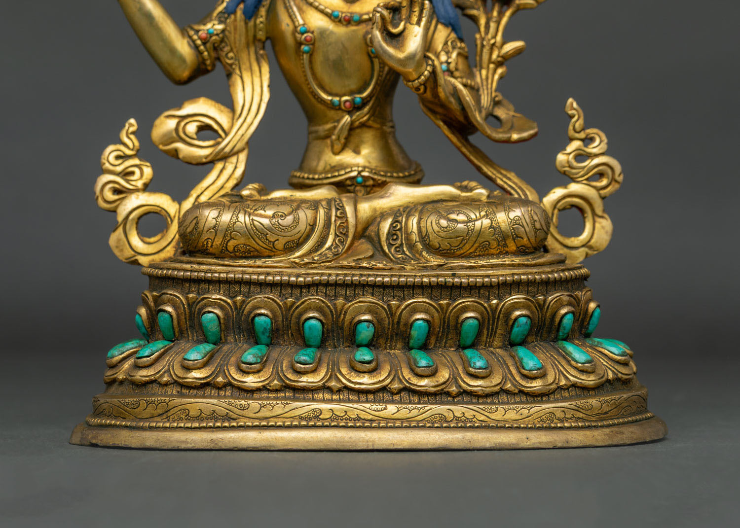 Elegant Manjushri Statue | Premium Collectible Buddhist Sculpture