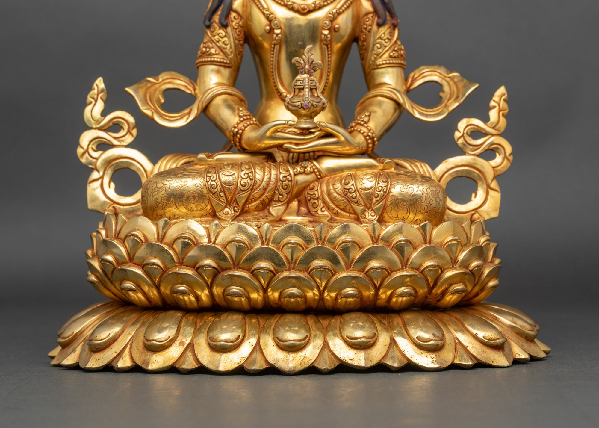 Handcrafted Statue of Lord Amitayus | Himalayan Sacred Artwork