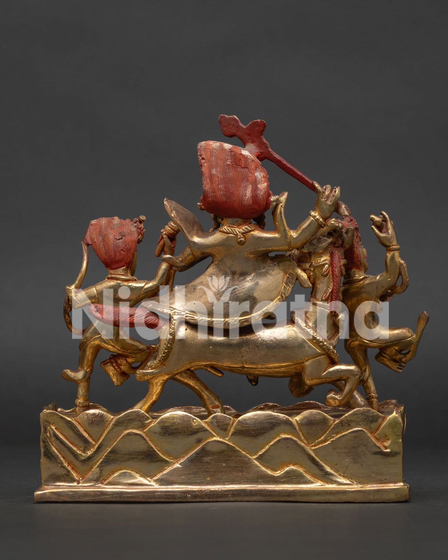 Glorious Goddess Palden Lhamo Sculpture | Nepalese Buddhist Artwork
