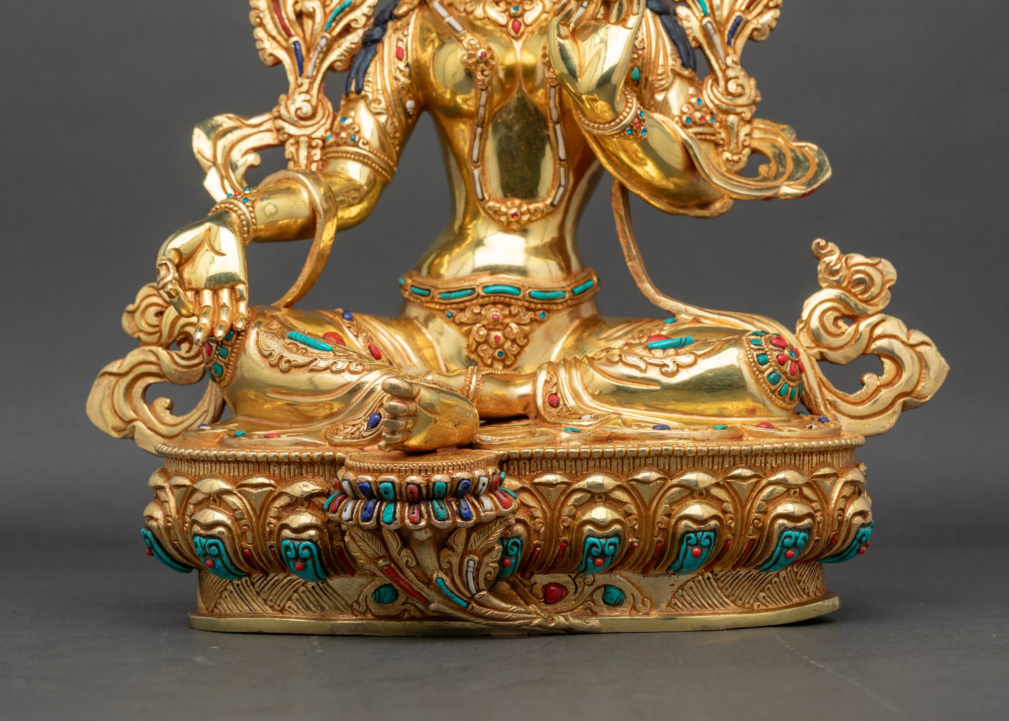 Green Tara Sculpture | Swift Liberator from Fear & Suffering