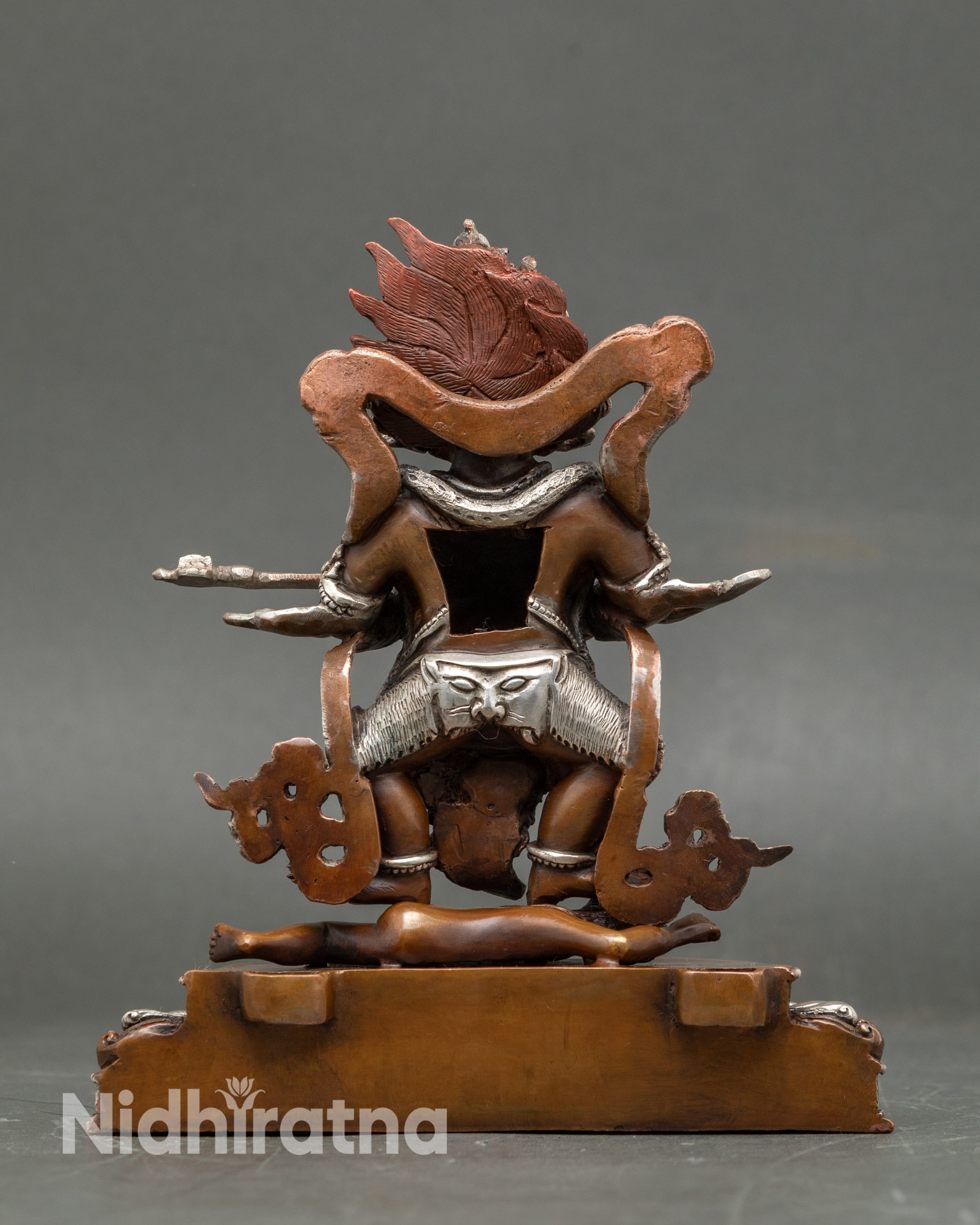 Wrathful Deity Sakya Mahakala Statue for Protection and Strenght