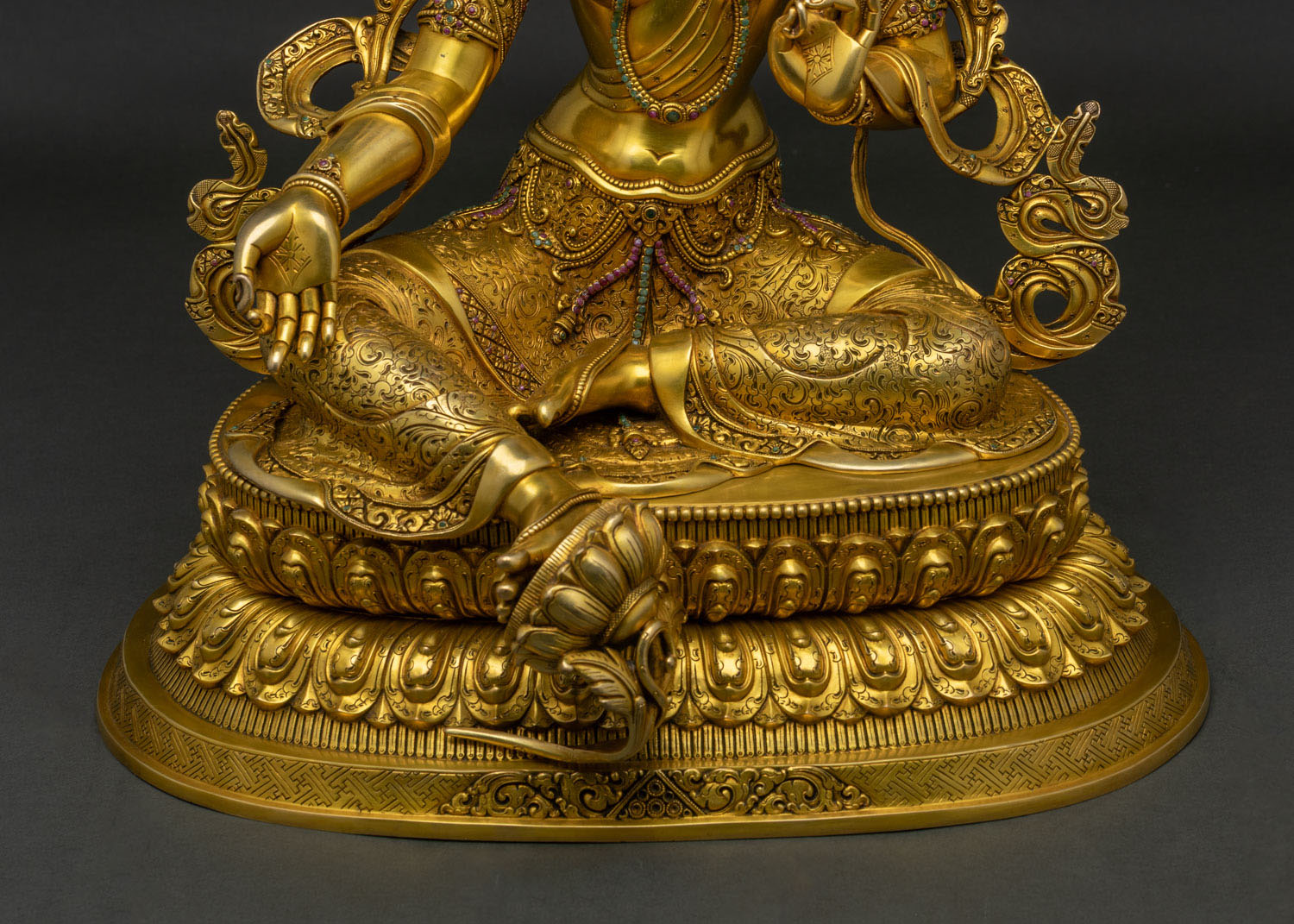 Compassionate Green Tara Statue for Healing and Protection