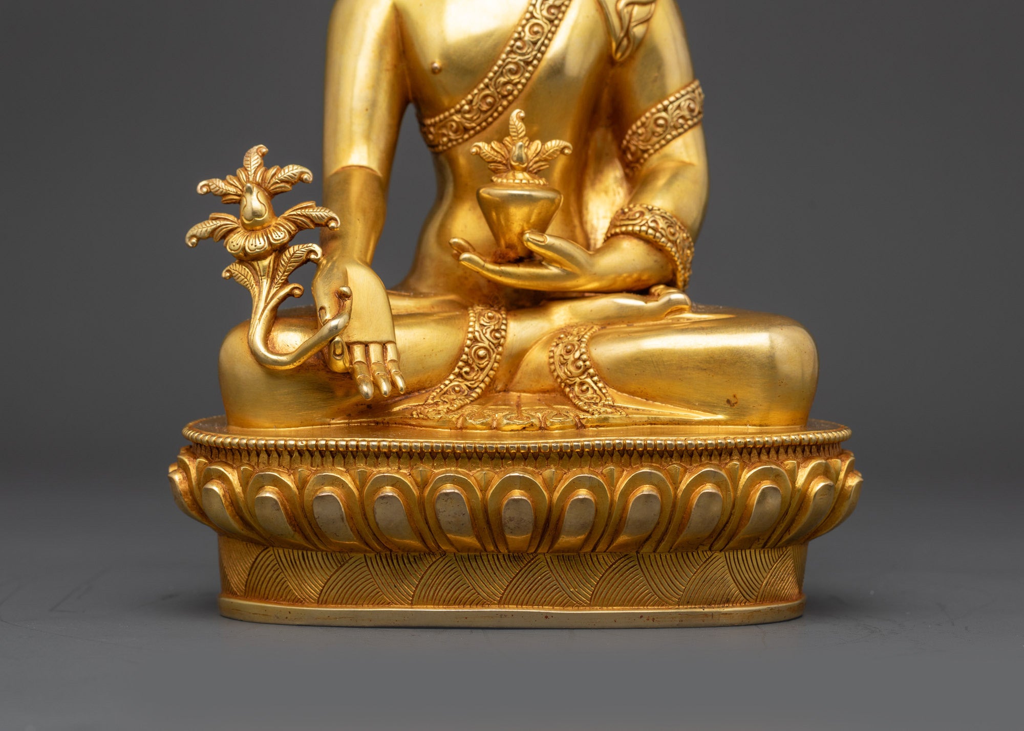 8" Tathagata Medicine Buddha Statue | Handcrafted Healing Sculpture