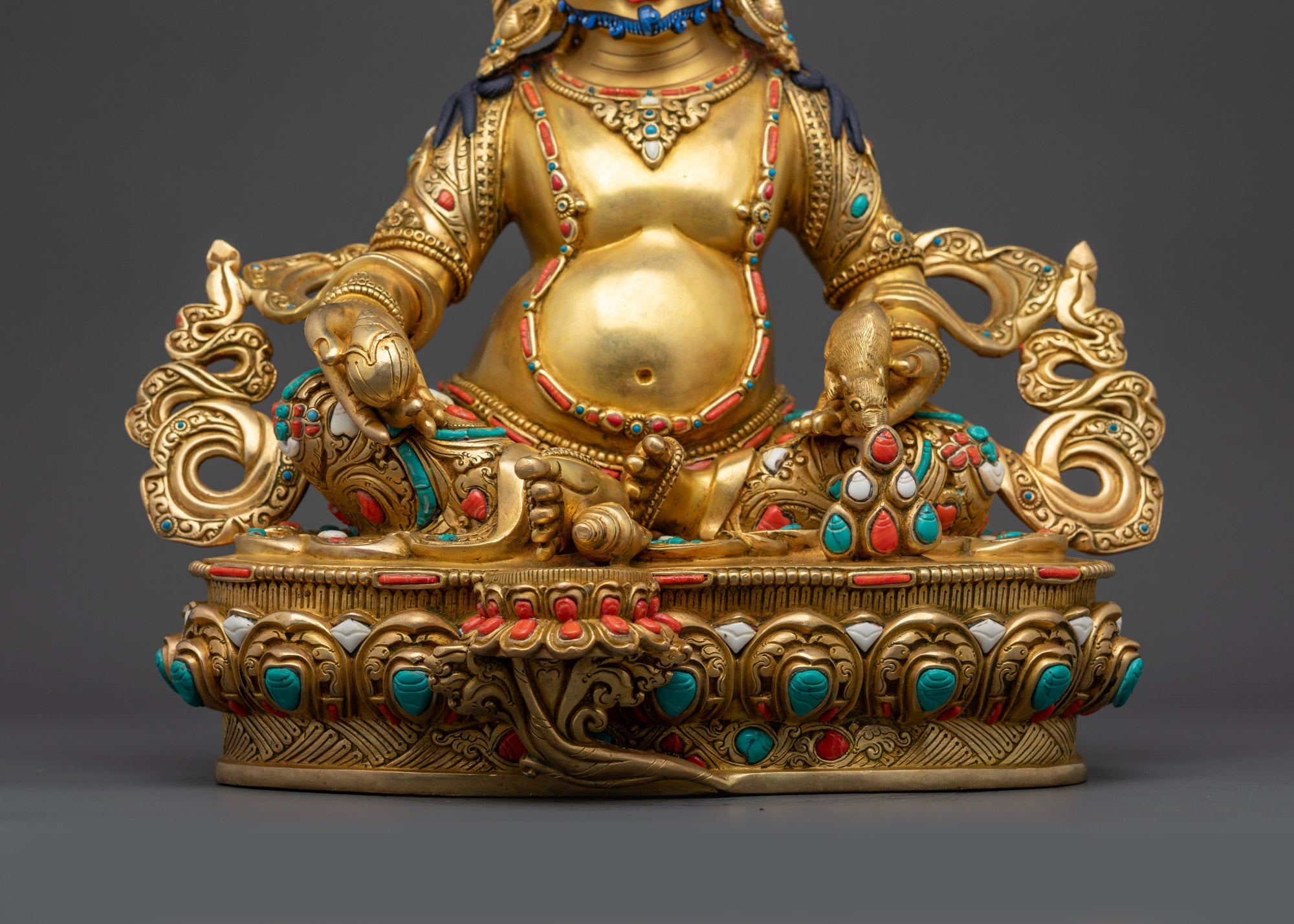 Dzambhala Statue for Blessings | Enhance Prosperity and Spiritual Luck