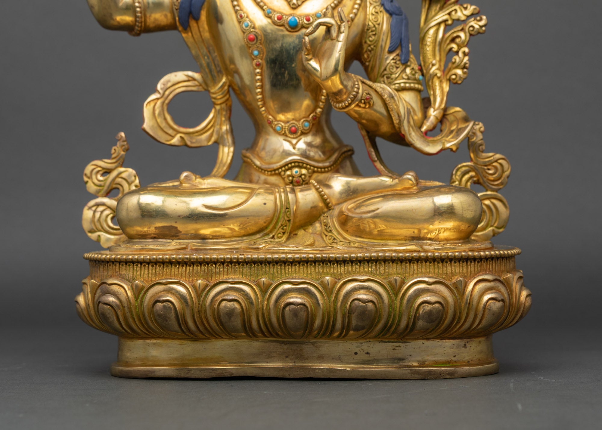 Handcrafted Manjushri Statue | Buddhist Symbol of Supreme Wisdom
