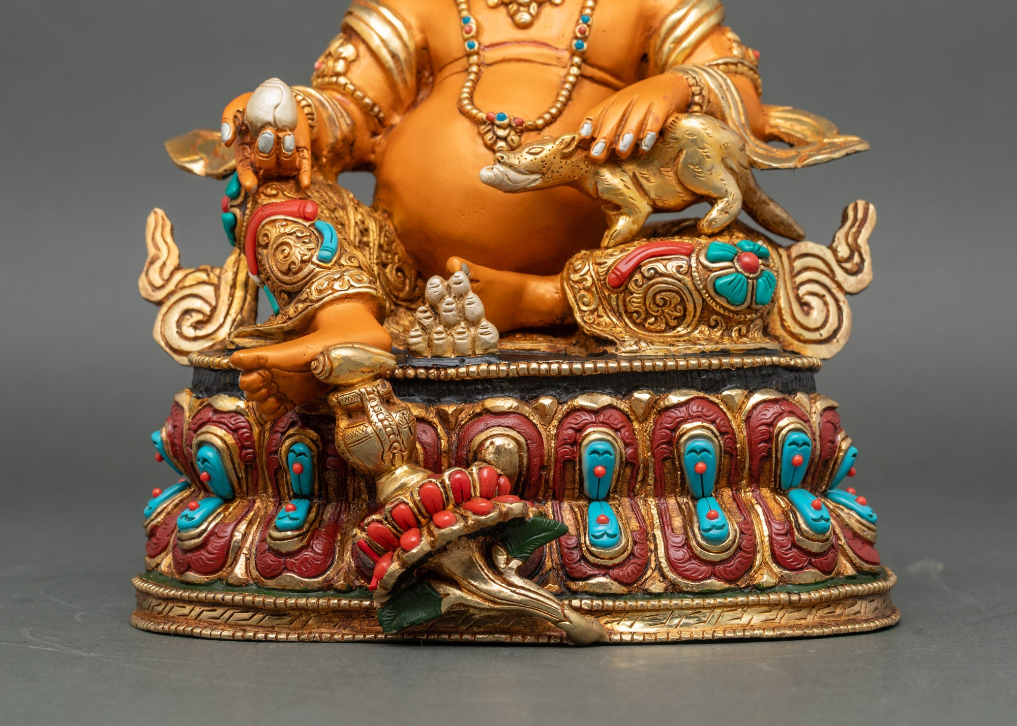 Tibetan Dzambhala Statue | God of Wealth & Good Fortune