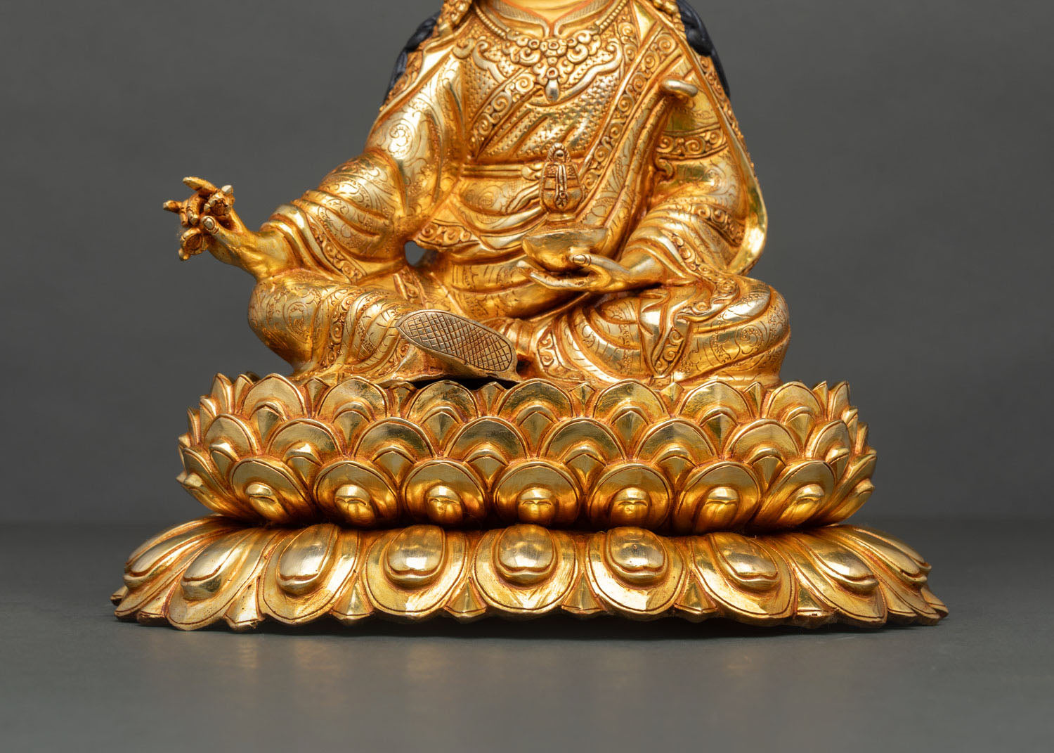 Guru Rinpoche Statue | Sacred Vajra Master Sculpture