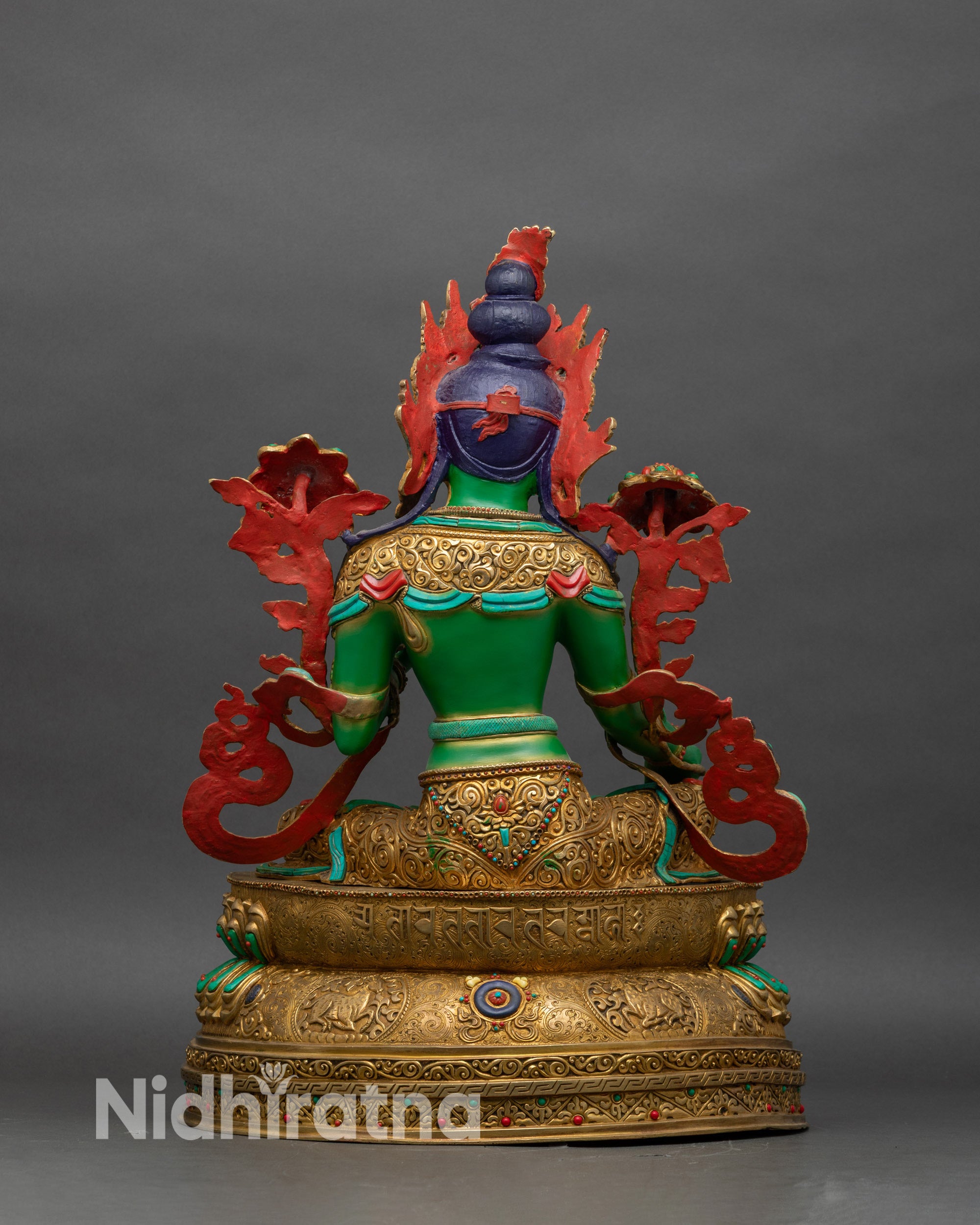 Green Tara Statue | Traditional Buddhist Art for Sacred Space