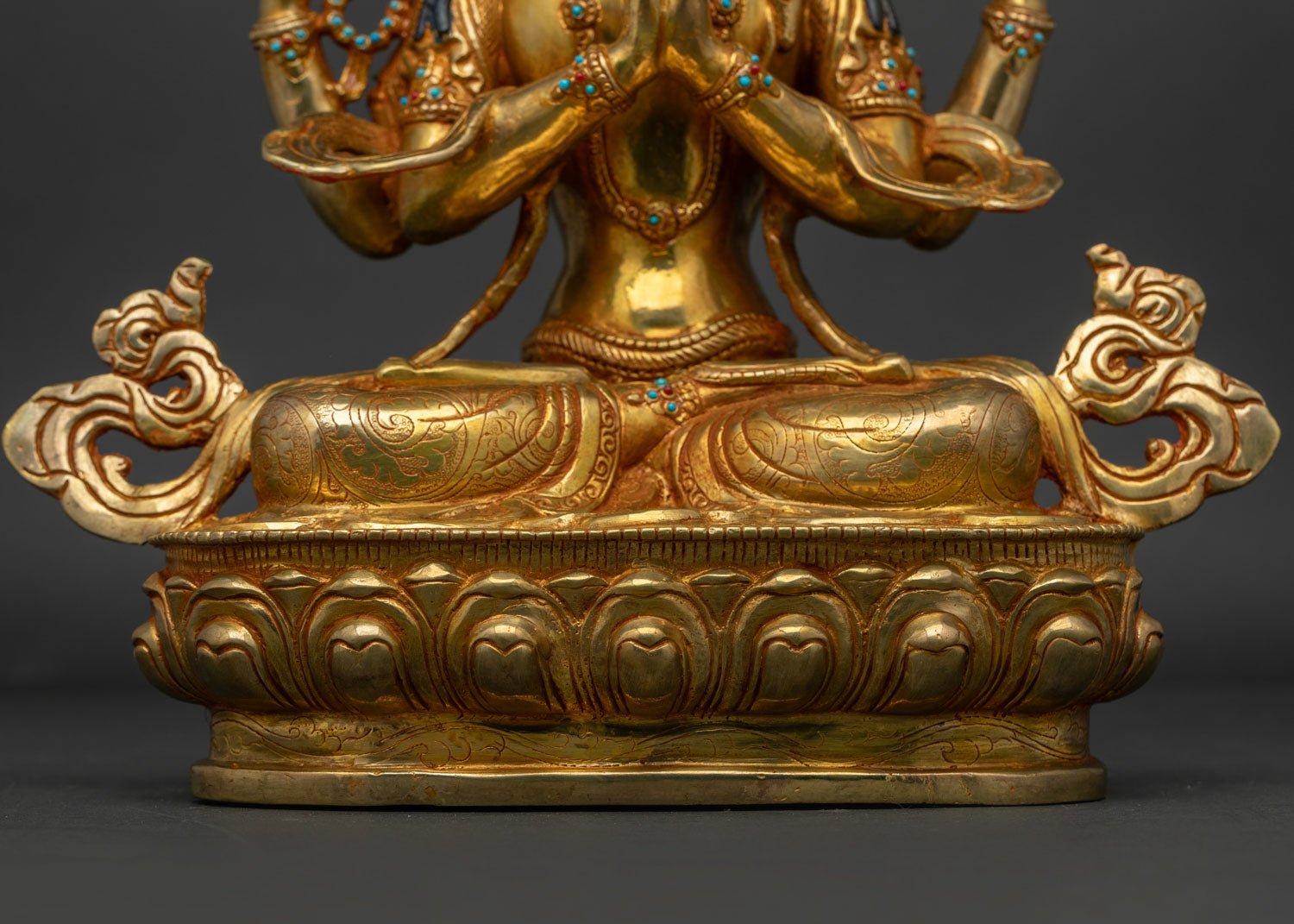 Avalokiteshvara (Chenrezig) Statue – Traditional Newari Artistry