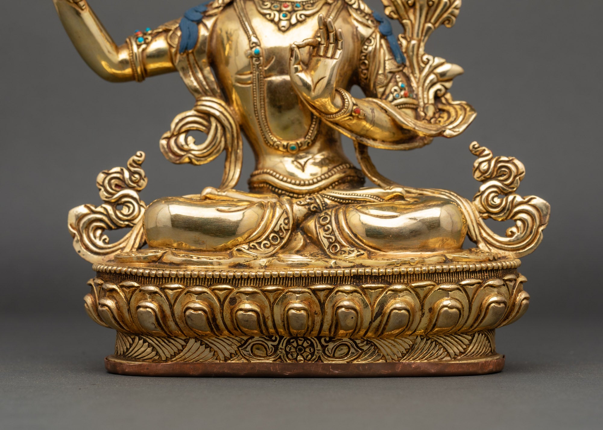 Tibetan Manjushri Statue- Deity of Wisdom and Insight
