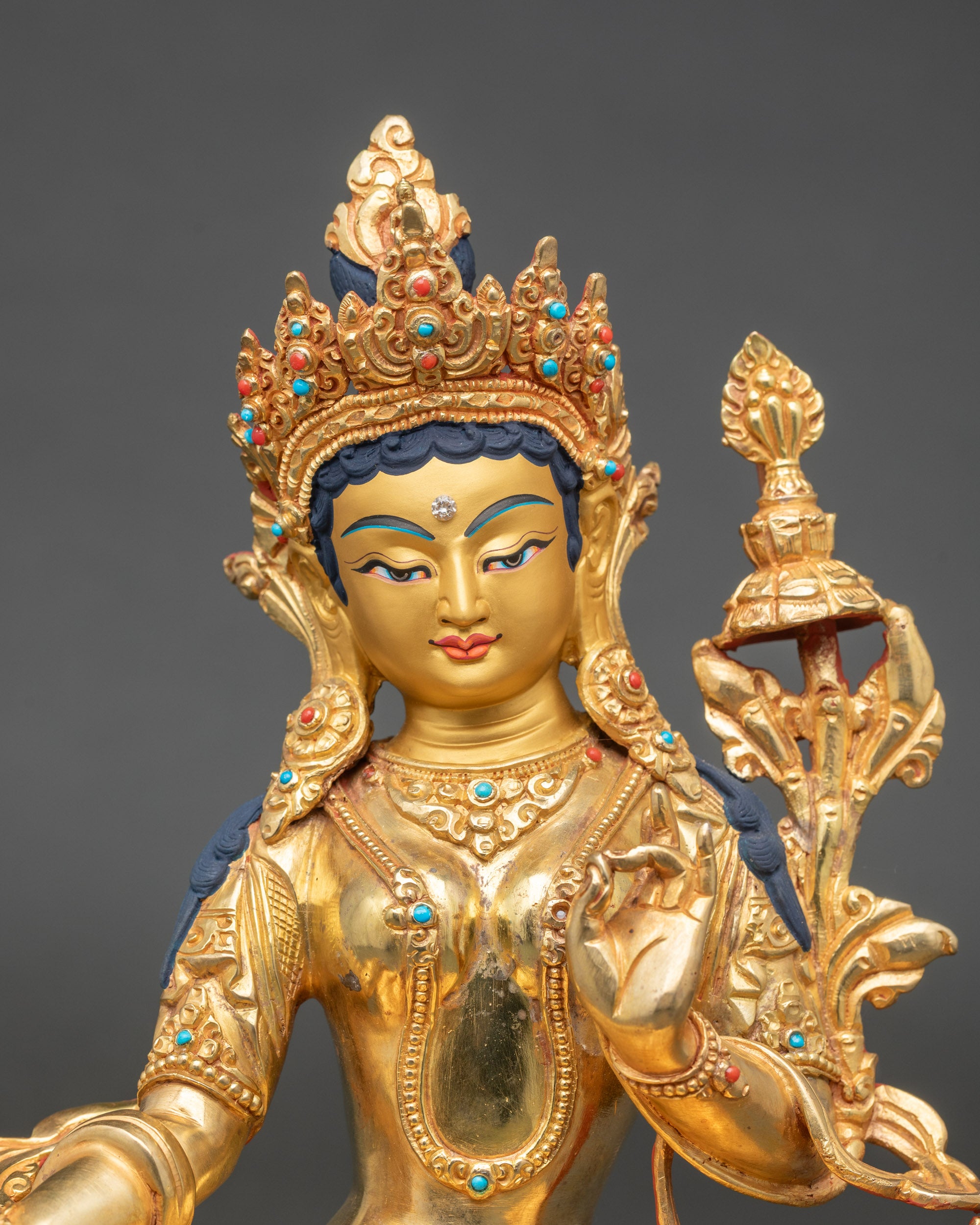 The Twenty-One Emanations of Tara – Complete 21 Tara Statue Set