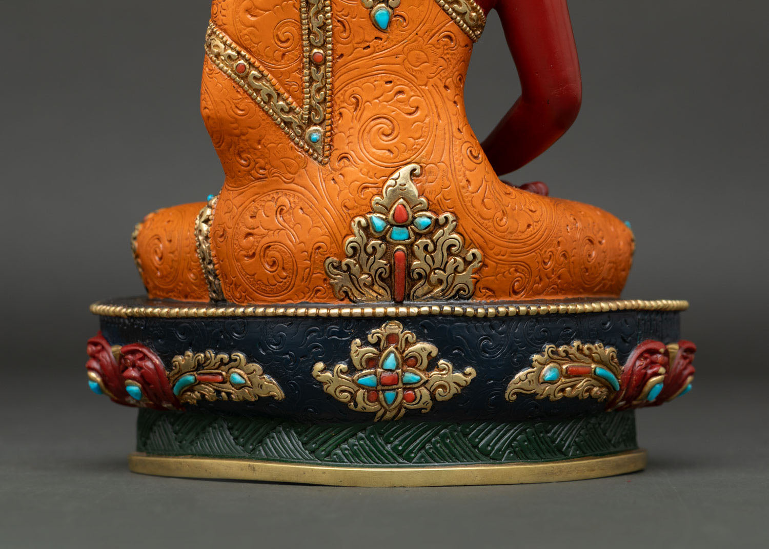 Hand-Painted Amitabha Buddha Statue | Nepali Art & Craft