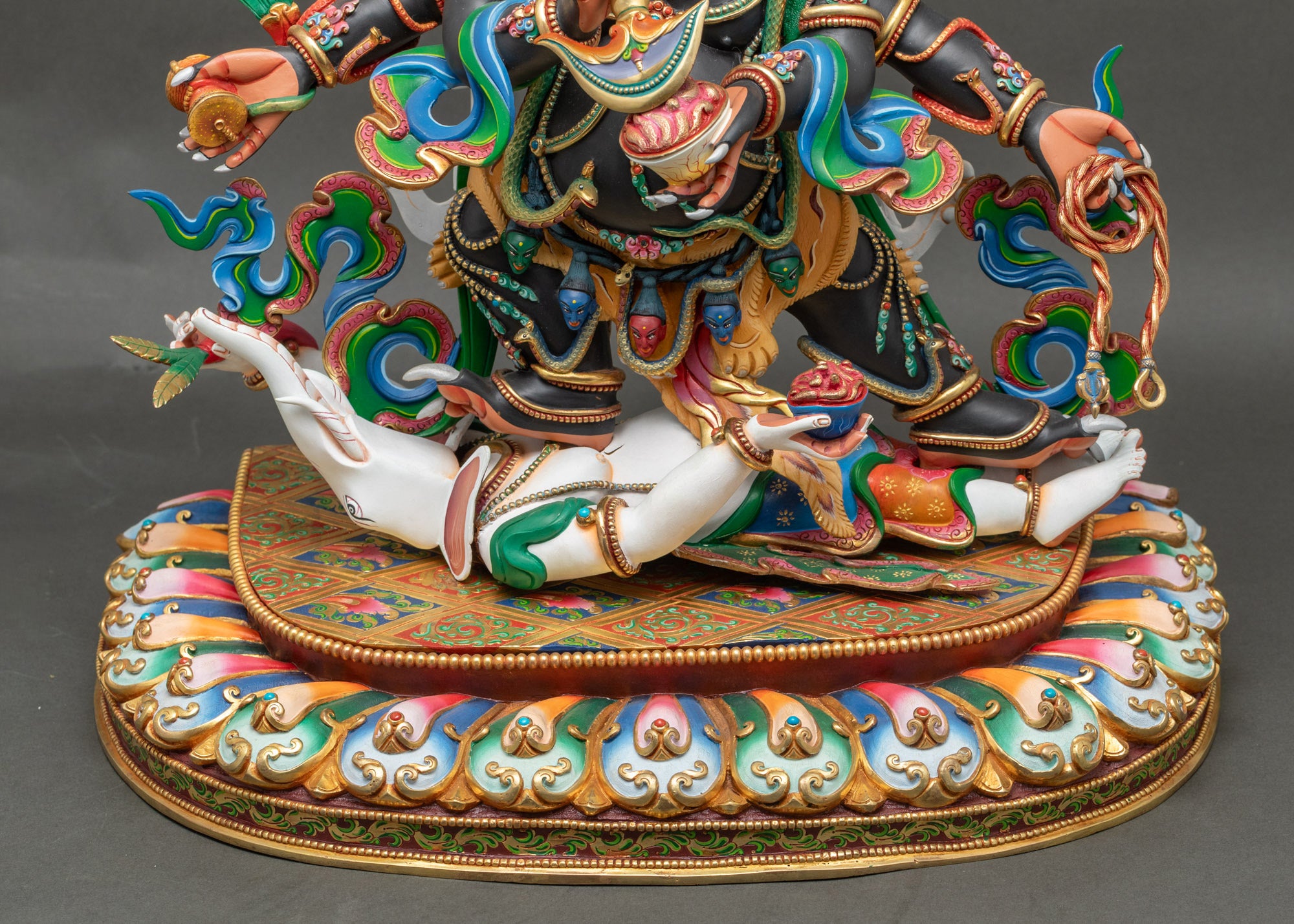 Six-Armed Mahakala Statue | Embody the Strength of the Dharma