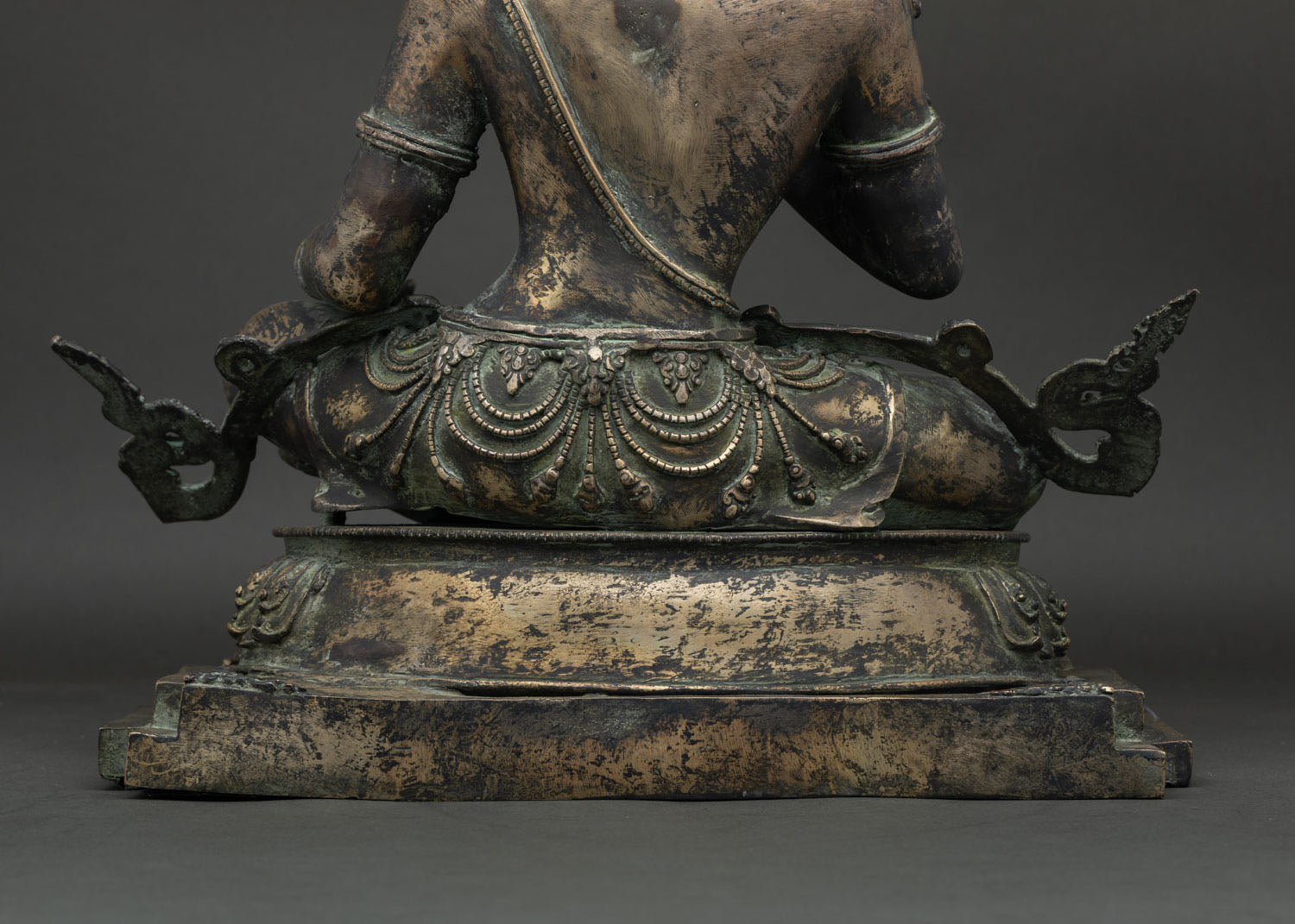Solid Bronze Vajrasattva Statue – Tibetan Buddhist Figurine