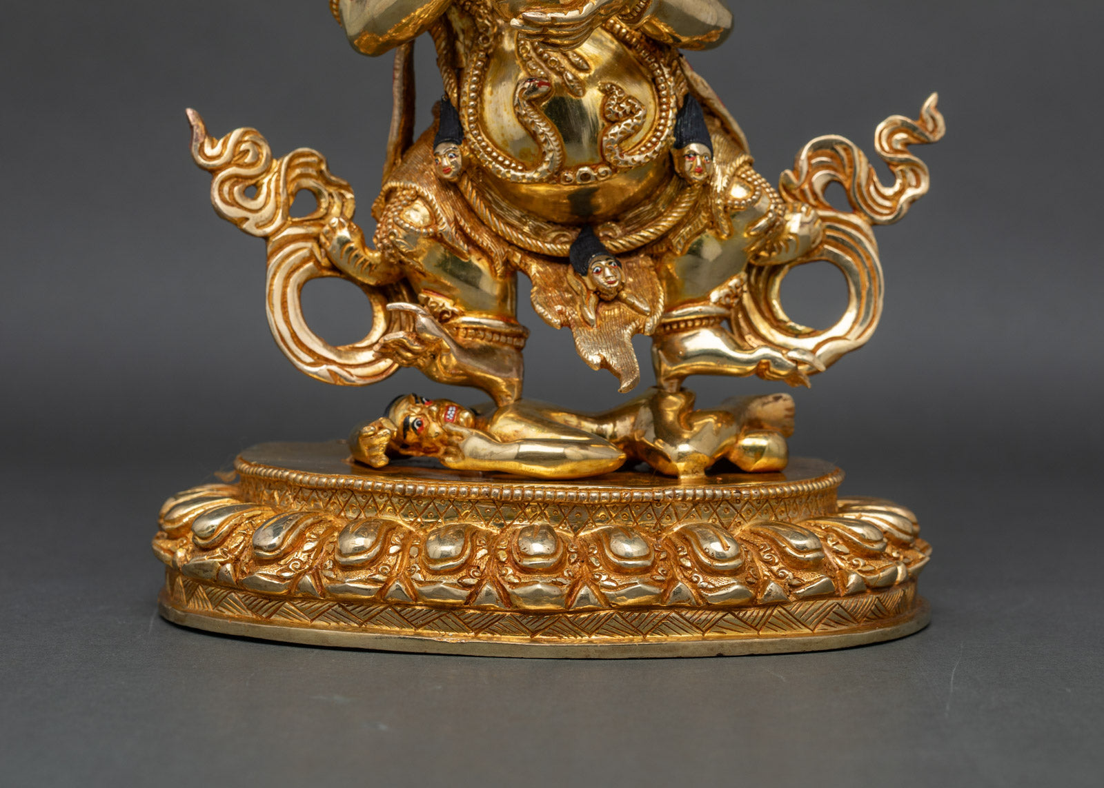 Sakya Mahakala Statue - Tibetan Guardian of Dharma