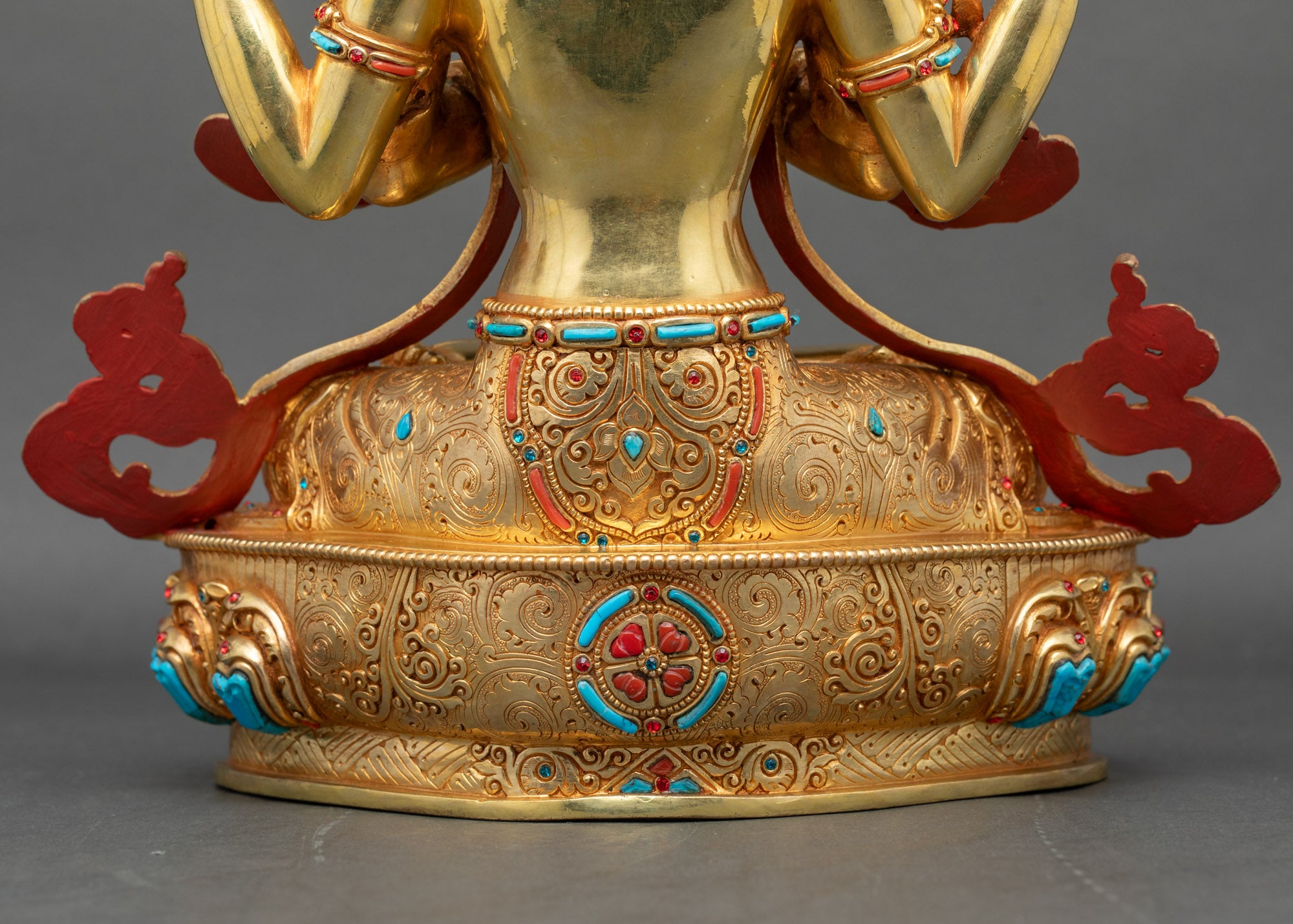 Four-Armed Chenrezig Sculpture | Compassionate Bodhisattva Statue