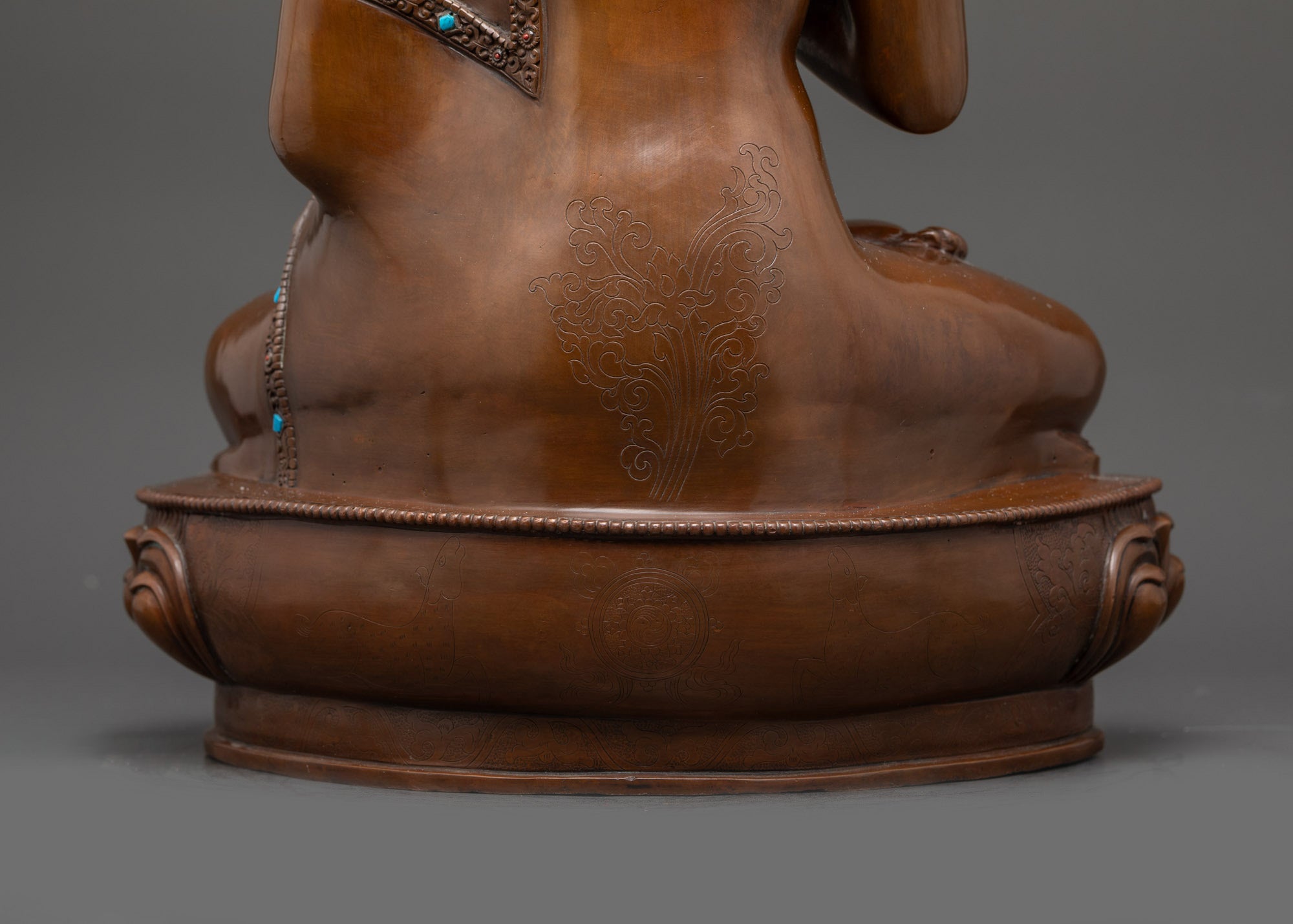 Seated Vairocana Buddha – Handmade Tibetan Buddhist Altar Statue