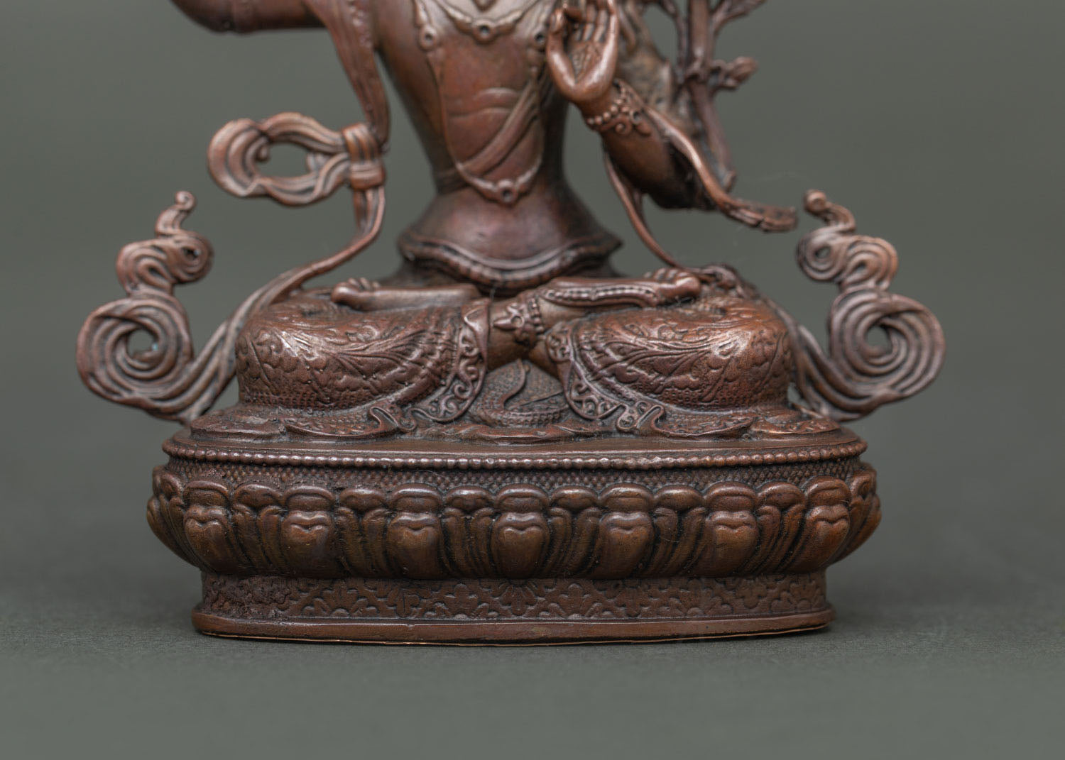 Oxidized Manjushri Statue | Sacred Buddhist Artwork