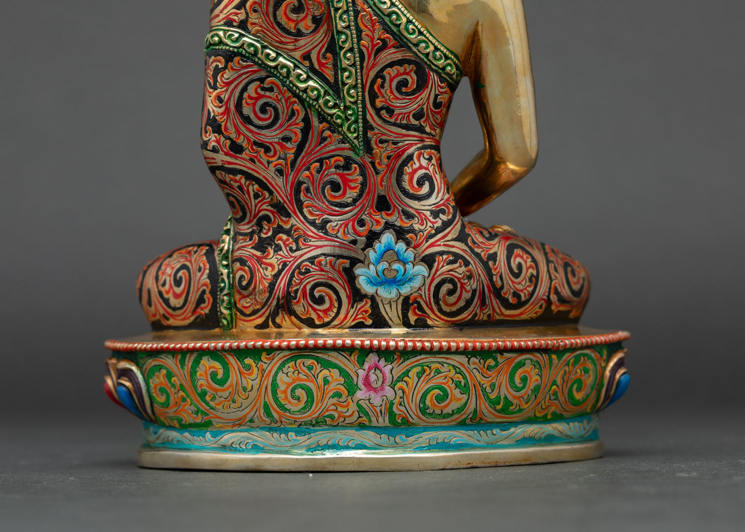 Amitabha Buddha Statue – Artisan Hand-Painted Buddhist Decor