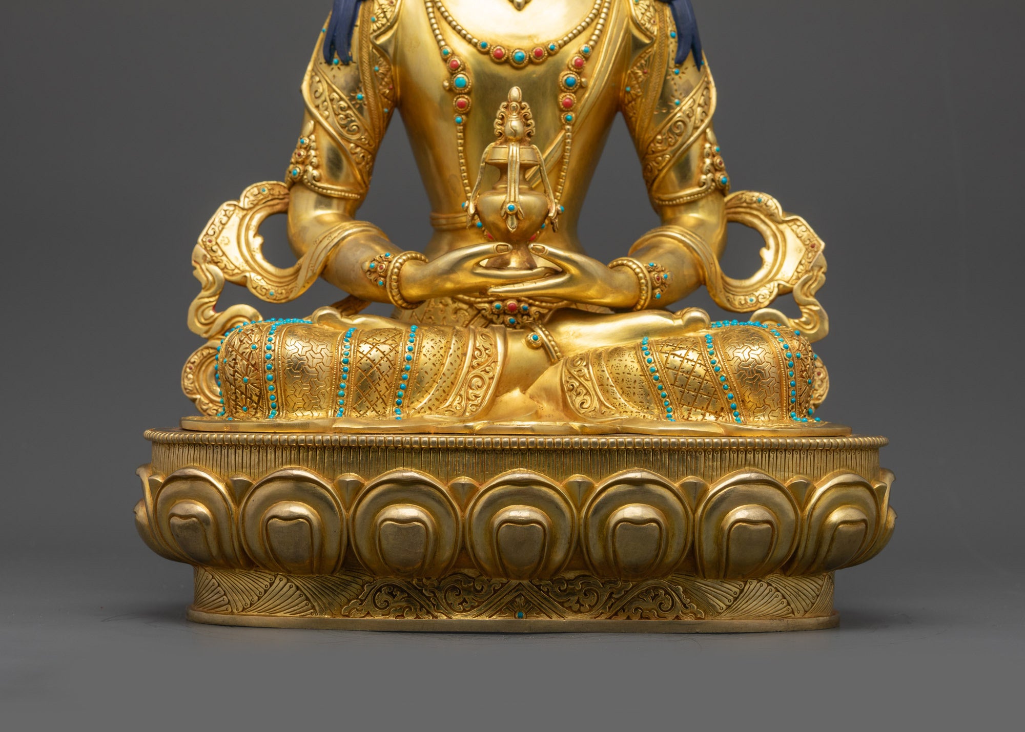 Invite Longevity with Premium Amitayus Statue | Nepalese Spiritual Art