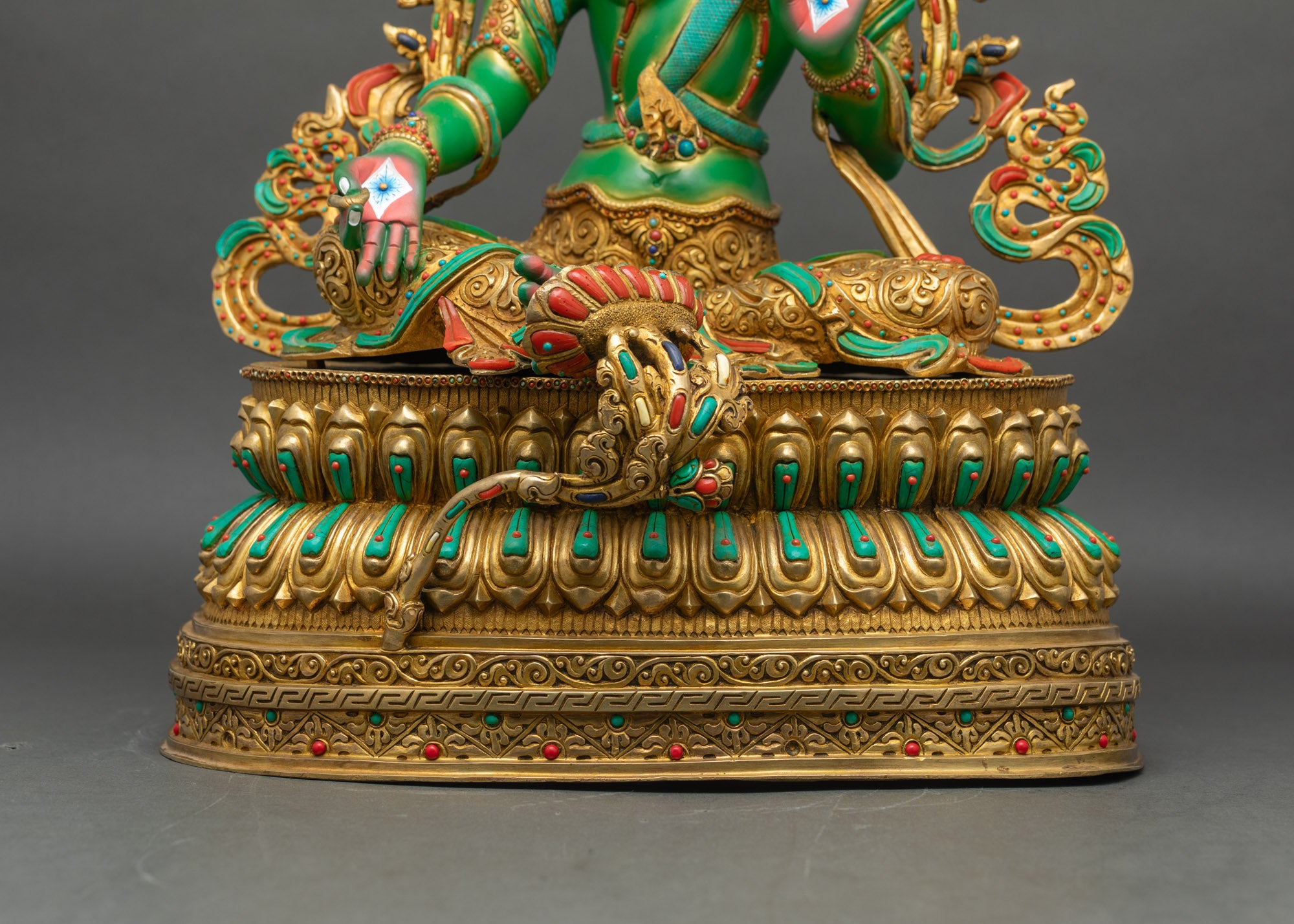 Green Tara Statue | Traditional Buddhist Art for Sacred Space
