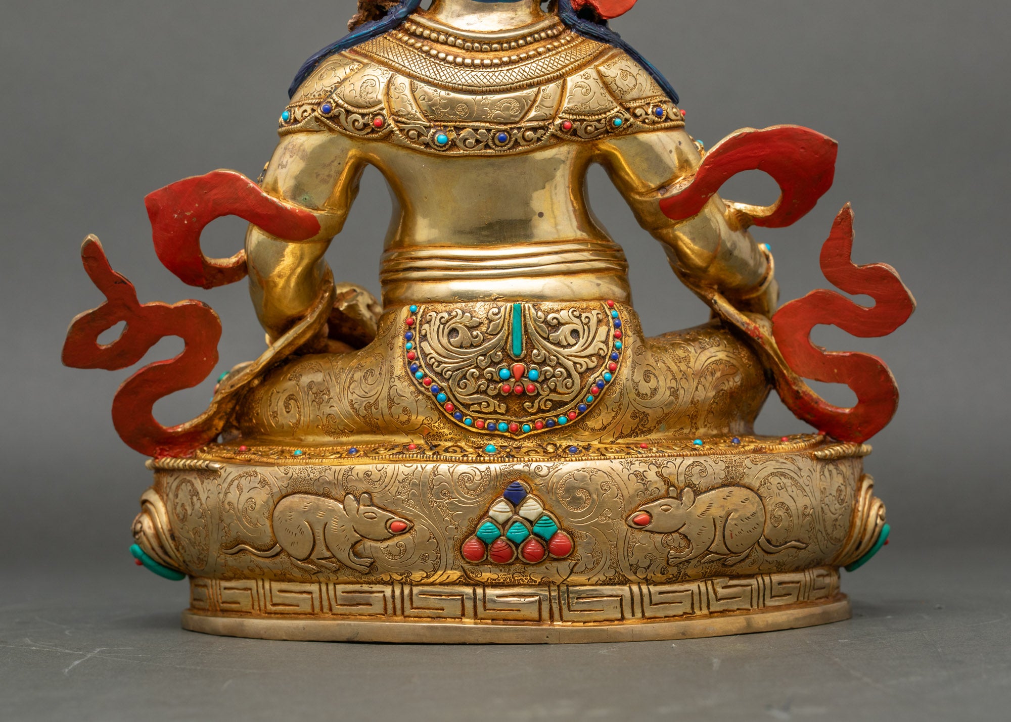 Nepalese Wealth Deity Dzambhala Statue for Spiritual Decor