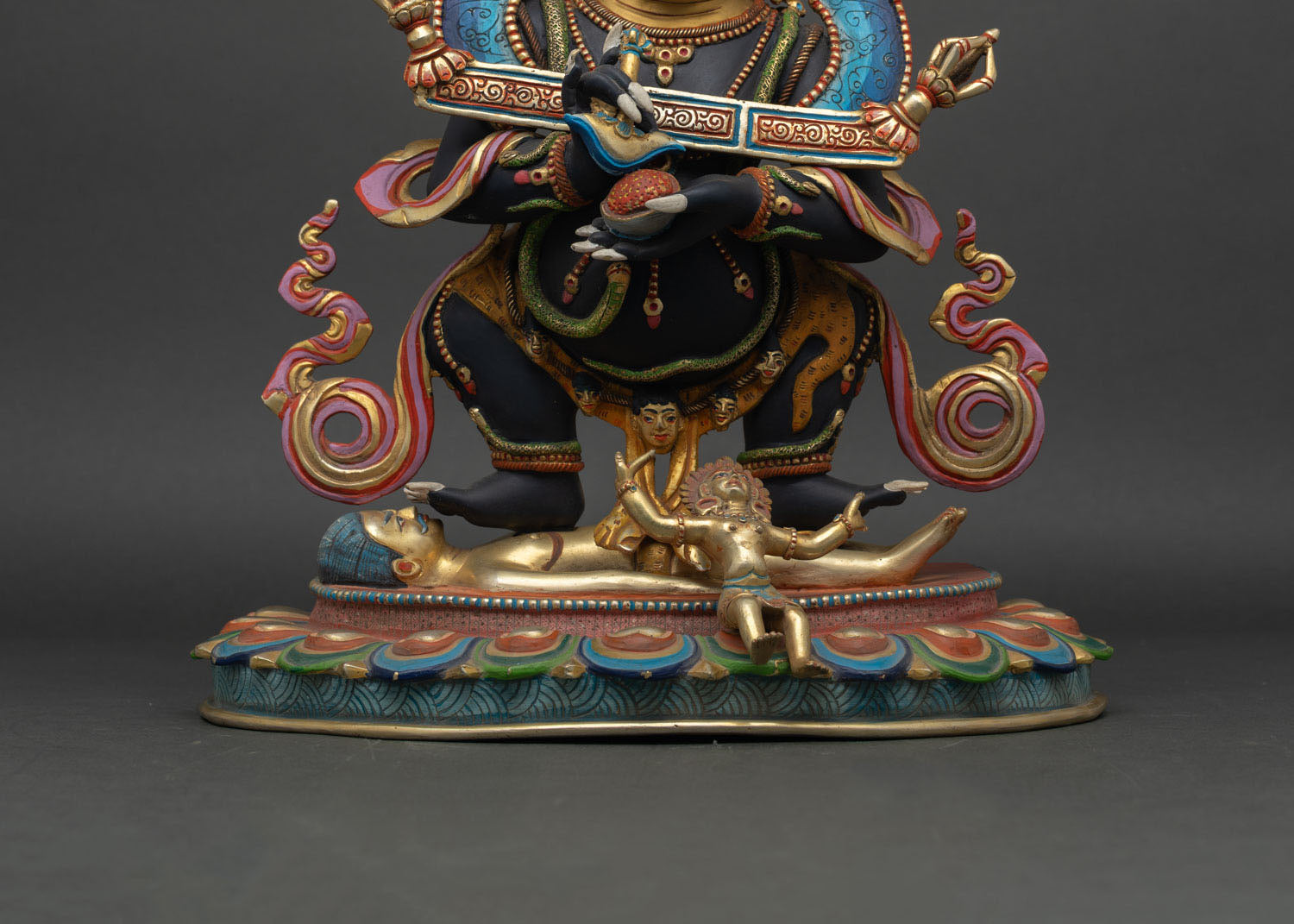 Sakya Mahakala Statue | Sacred Nepalese Artwork