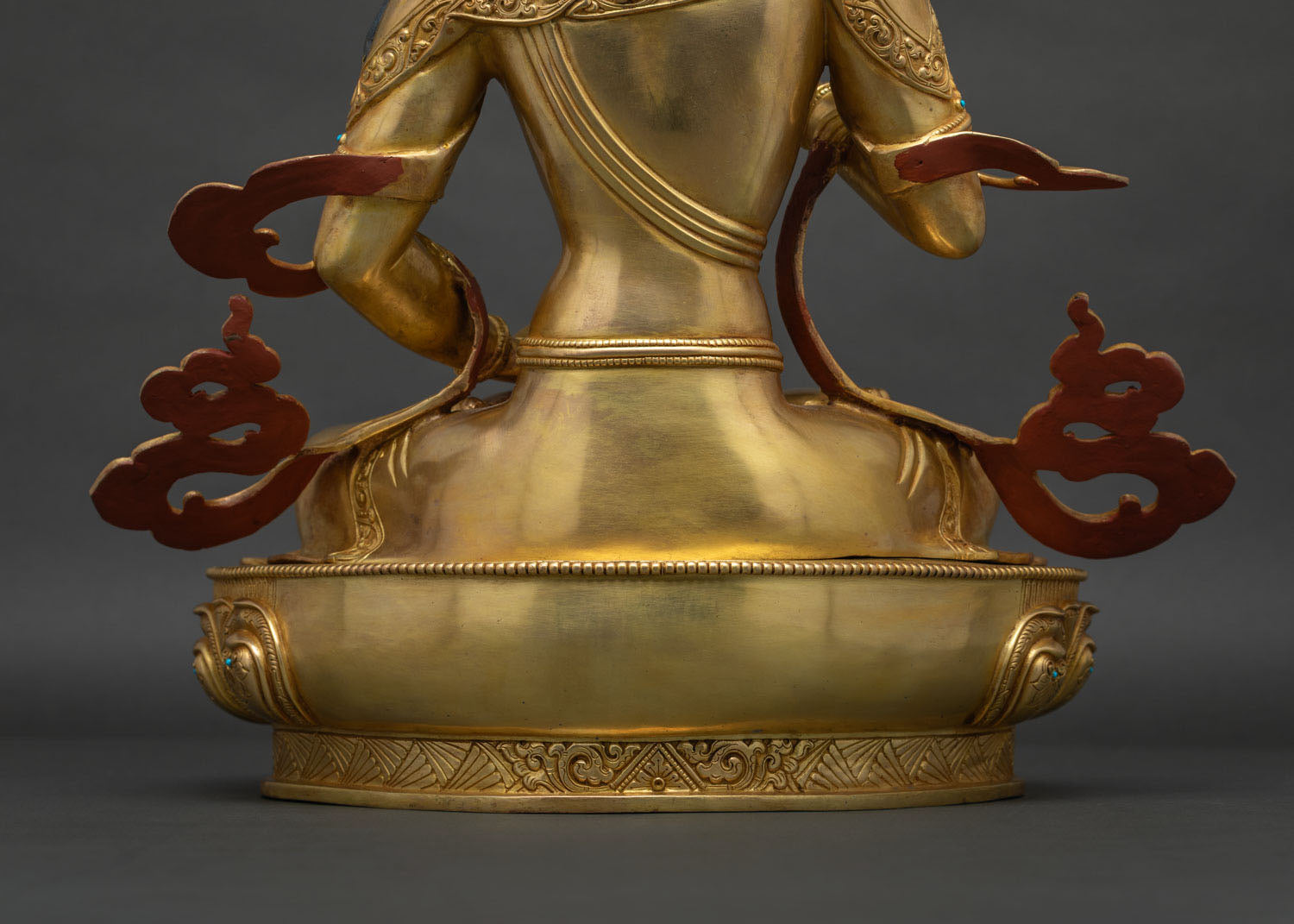 The Vajrasattva Statue | 24K Gold Fire-Gilded Sculpture from Nepal