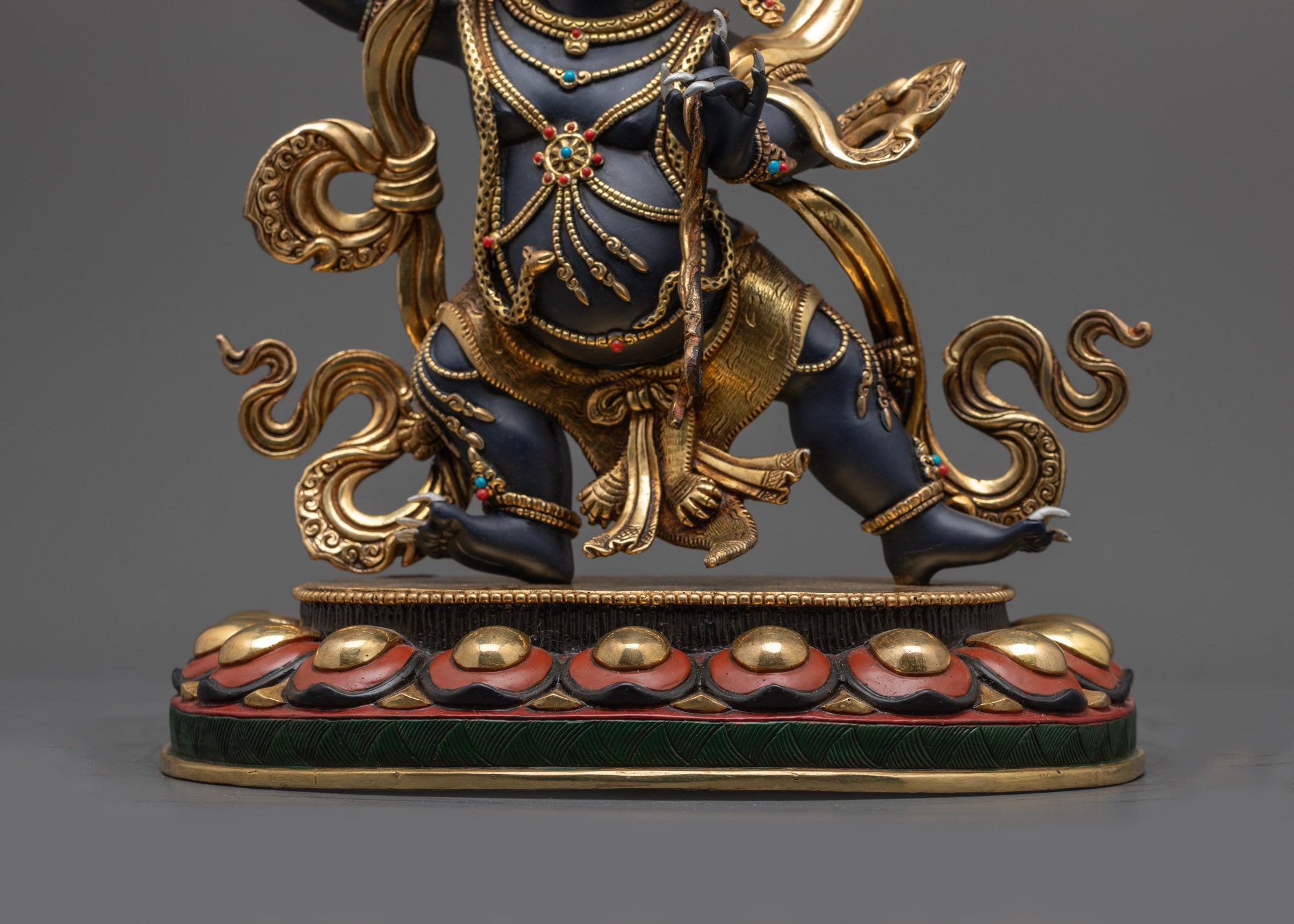 Protector of Dharma Vajrapani Statue | Handmade Guardian Deity Idol