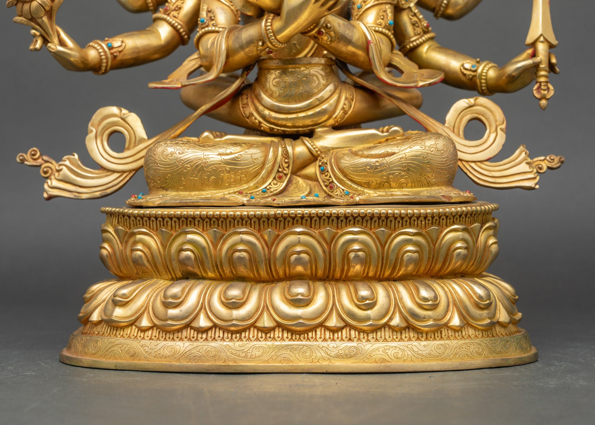 Handcrafted Guhyasamaja Statue – Tantric Deity of Wisdom and Compassion