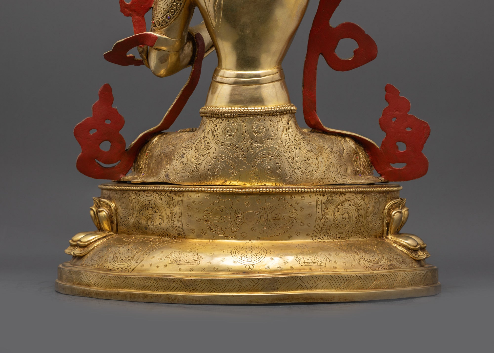 Premium Nepalese Manjushri Sculpture | Bodhisattva of Wisdom Idol