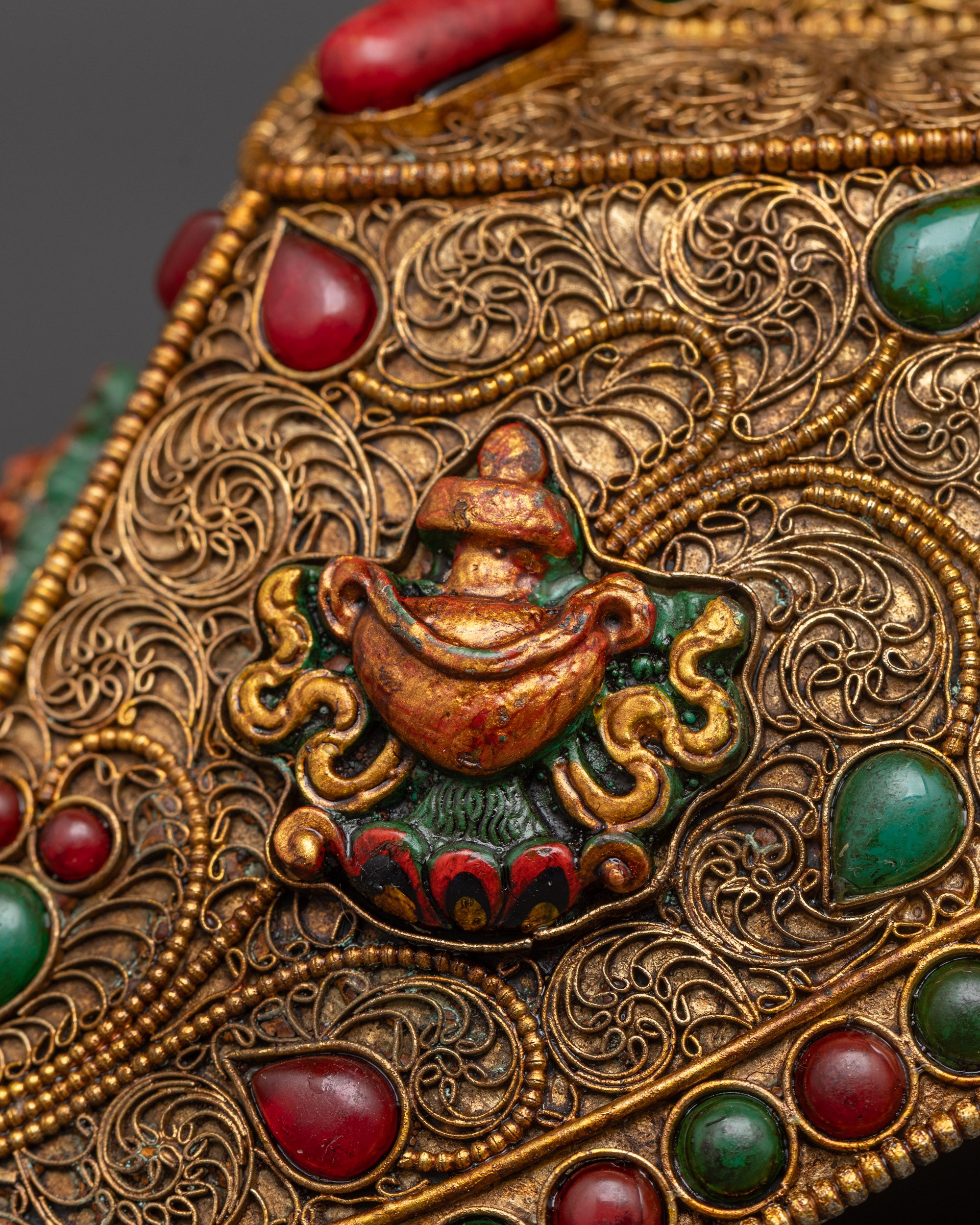 Auspicious Kapala Skull Cup | Sacred Ritual Offering Bowl Nepal