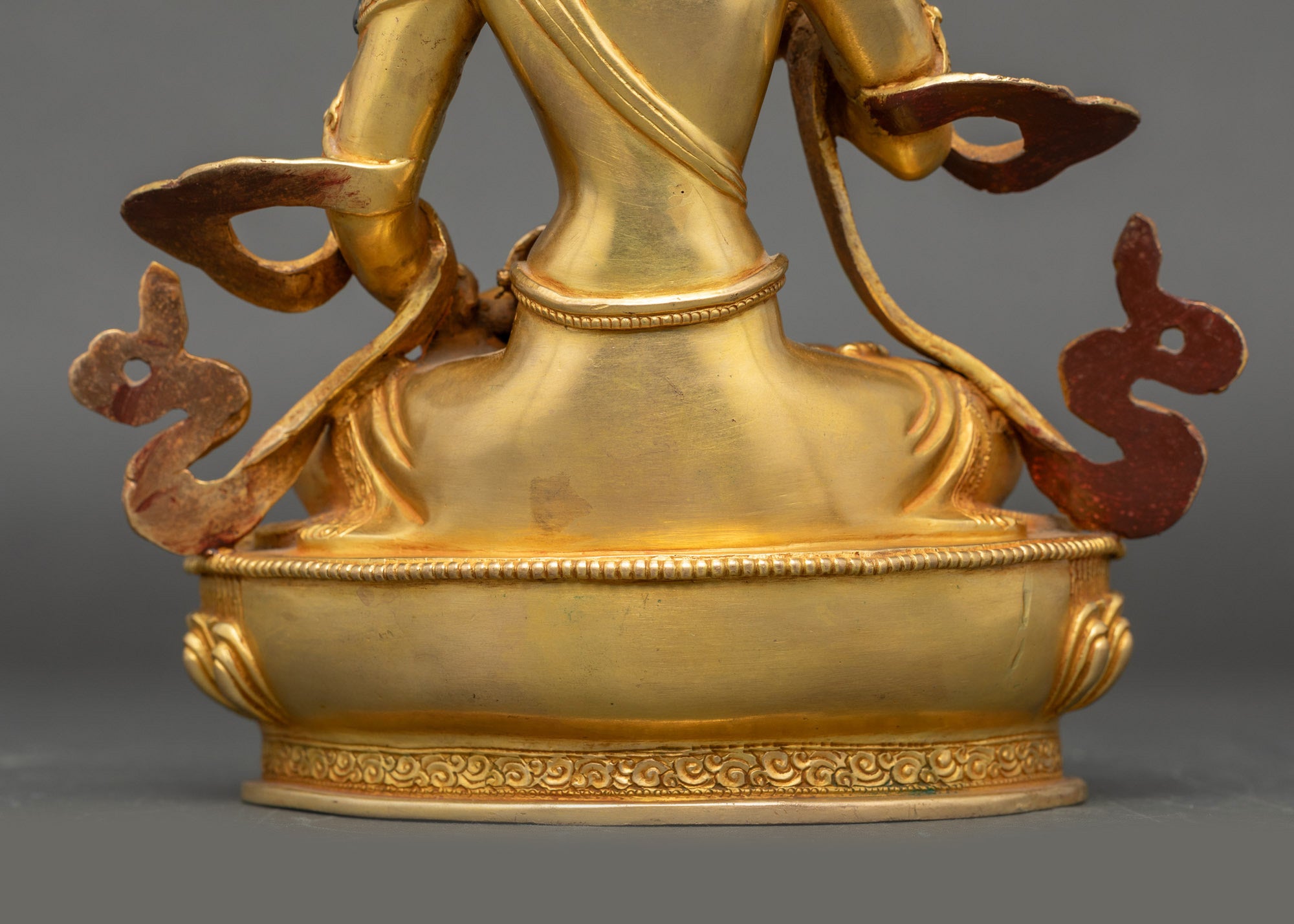 Handmade Vajrasattva Statue | Gold Fire-Gilded Nepalese Buddhist Icon