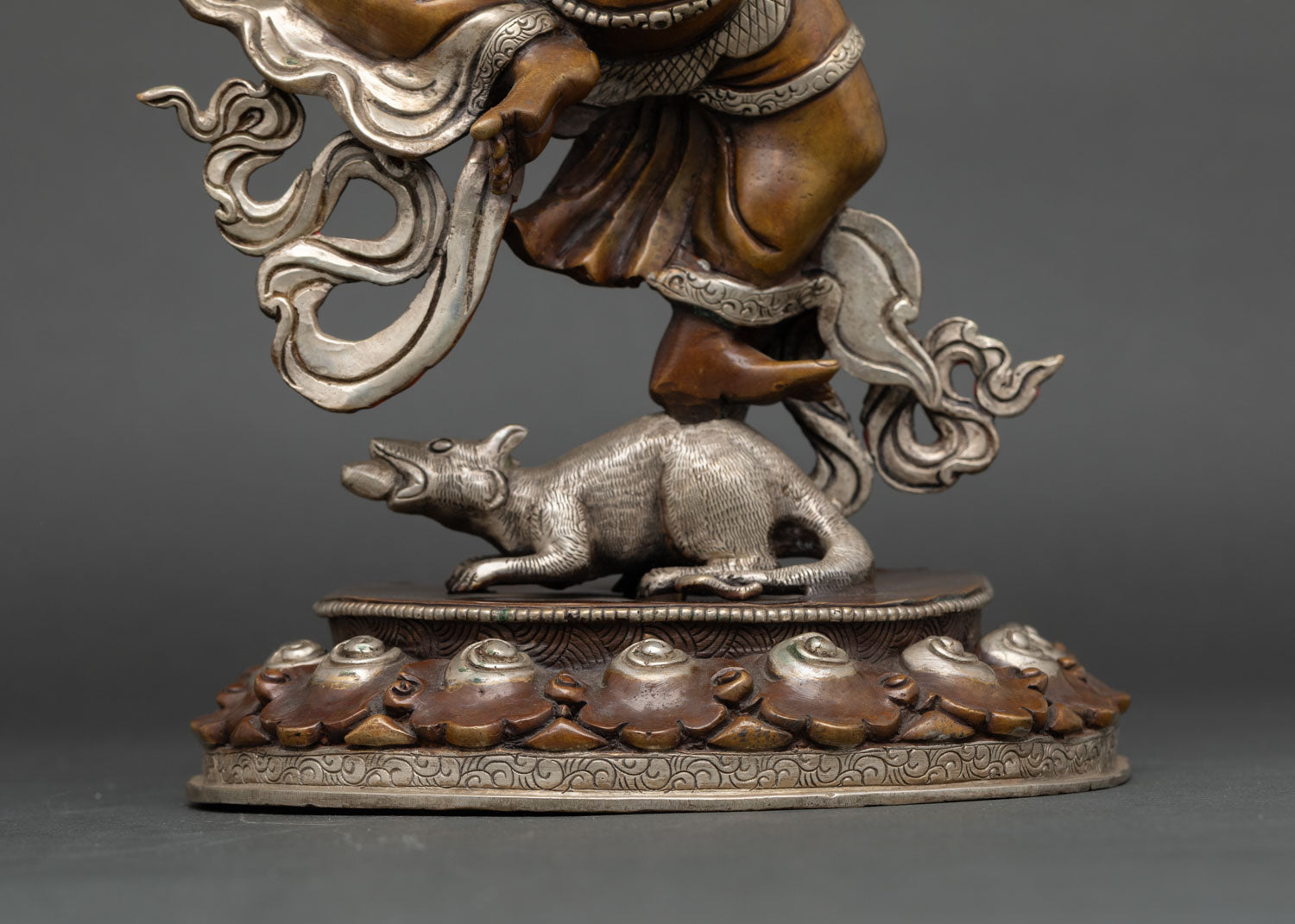 Ganesh Statue | Oxidized Copper Sculpture from Nepal