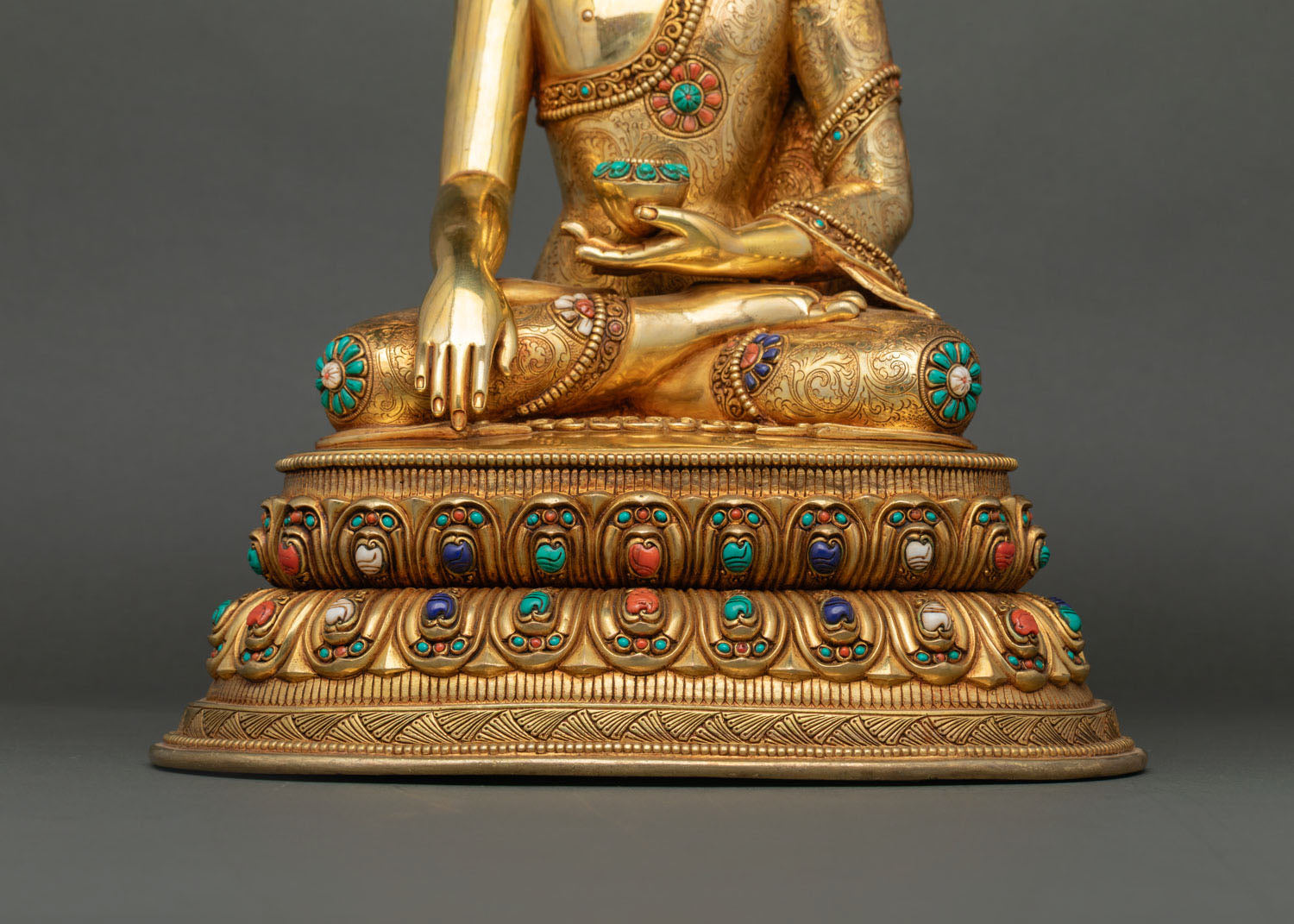 Buddha Shakyamuni Statue | Buddhist Meditation Art from Nepal