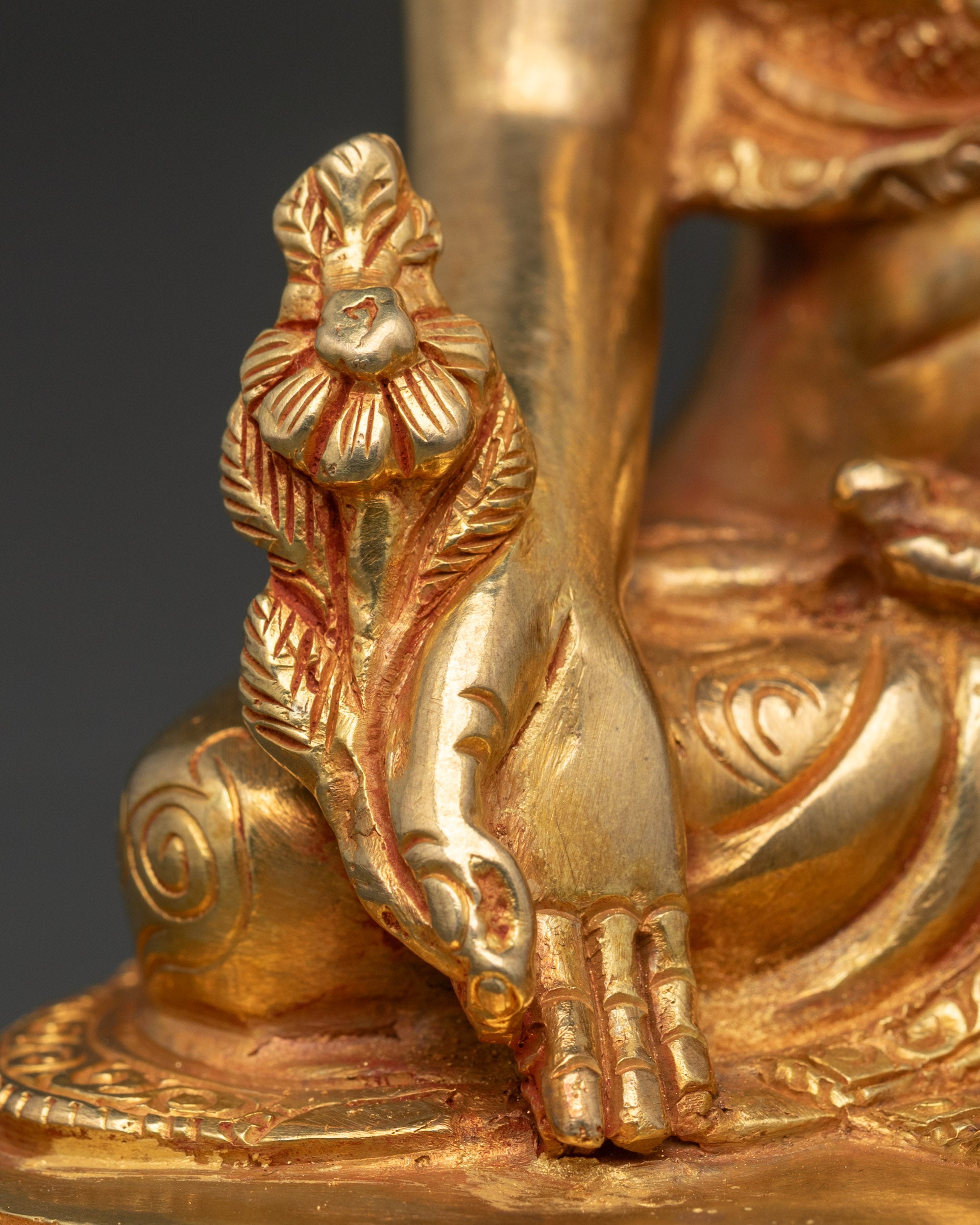 Medicine Buddha Statue | Nepalese Copper Sculpture for Healing and Meditation