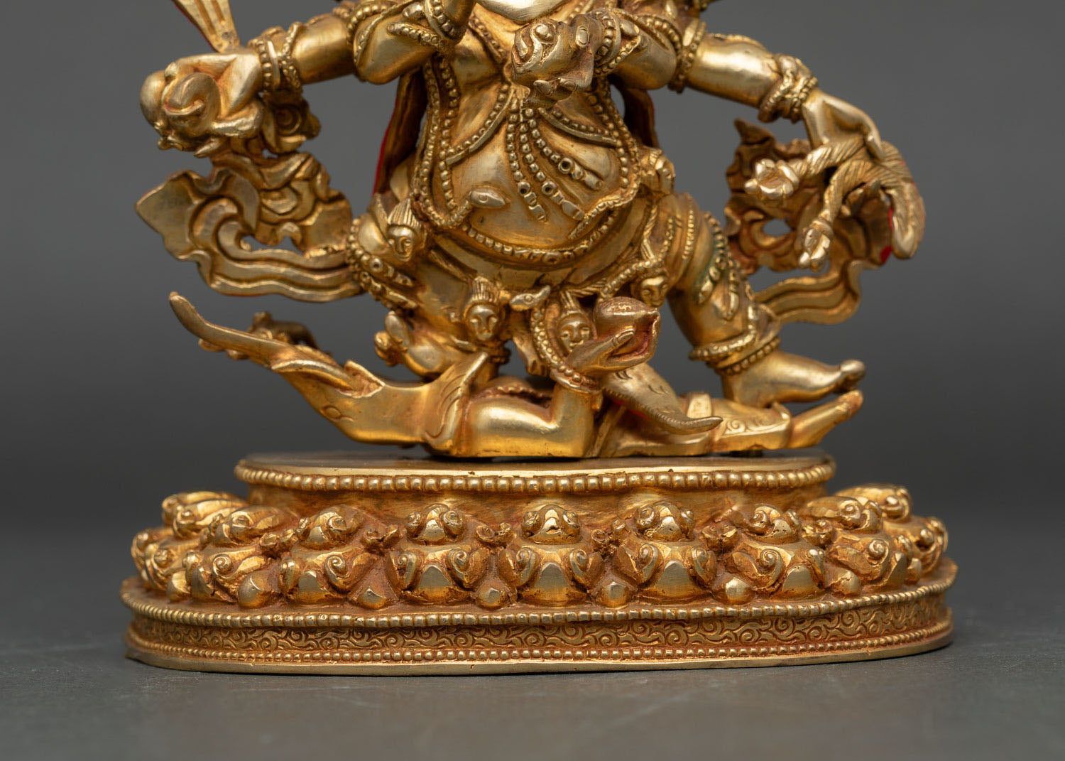Six-Armed Mahakala Statue – Wrathful Guardian of Dharma