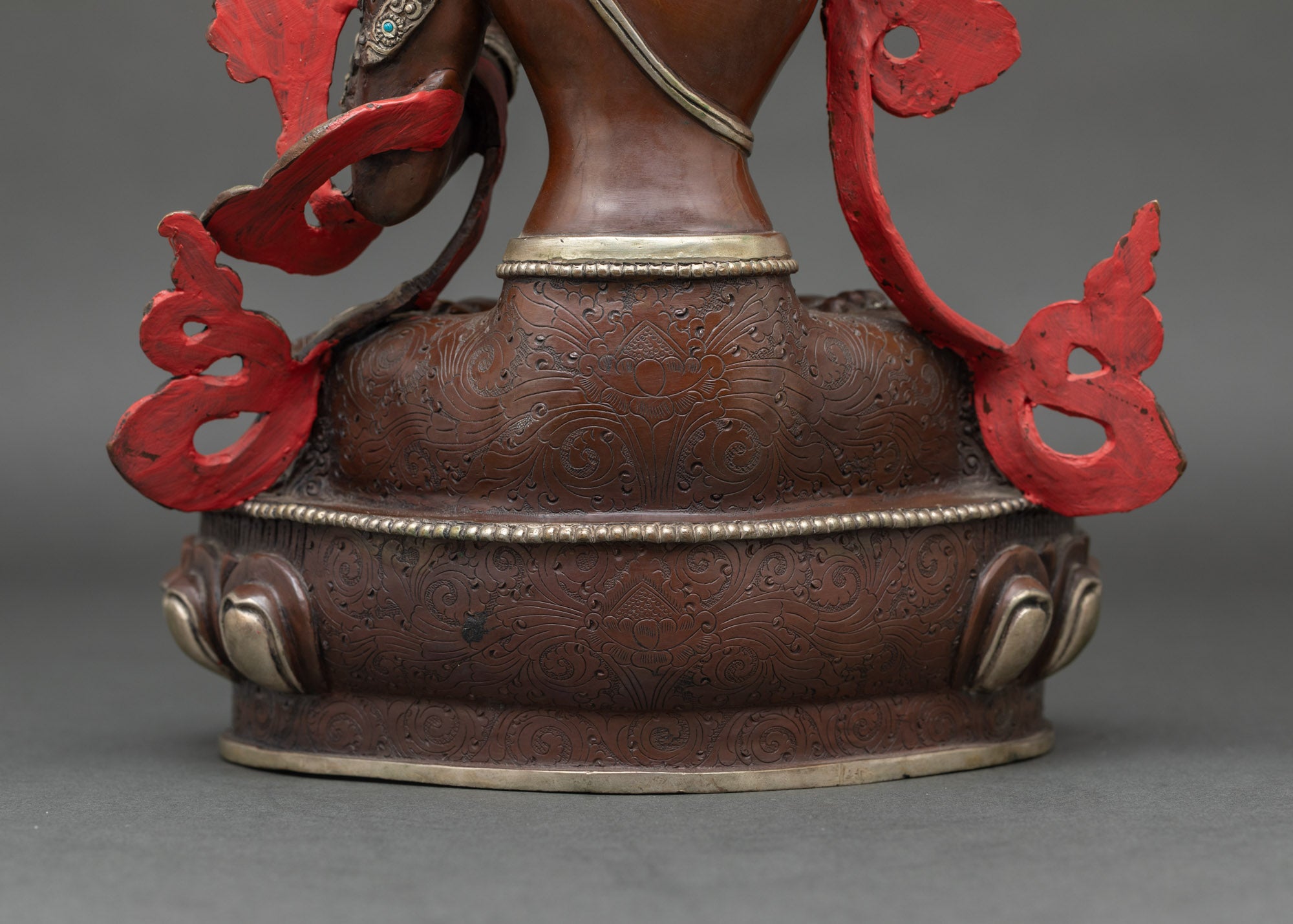 Manjushri Oxidized Copper Statue | Handcrafted in Nepal