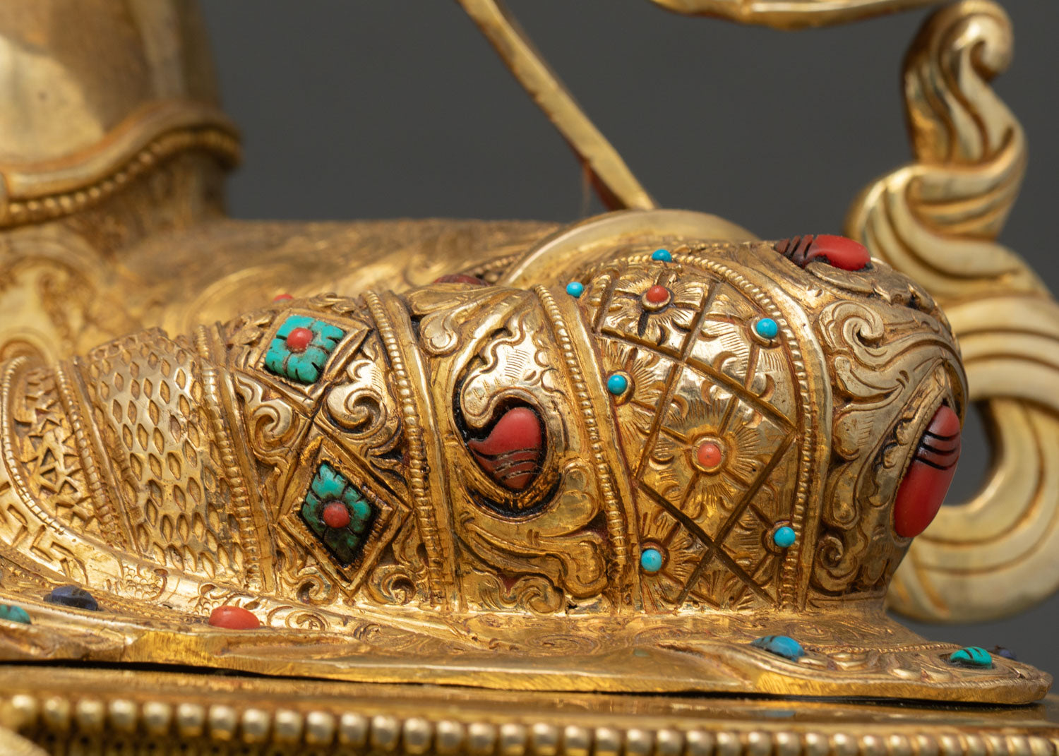 Green Tara Statue | 24K Gold Gilded Copper Buddhist Art