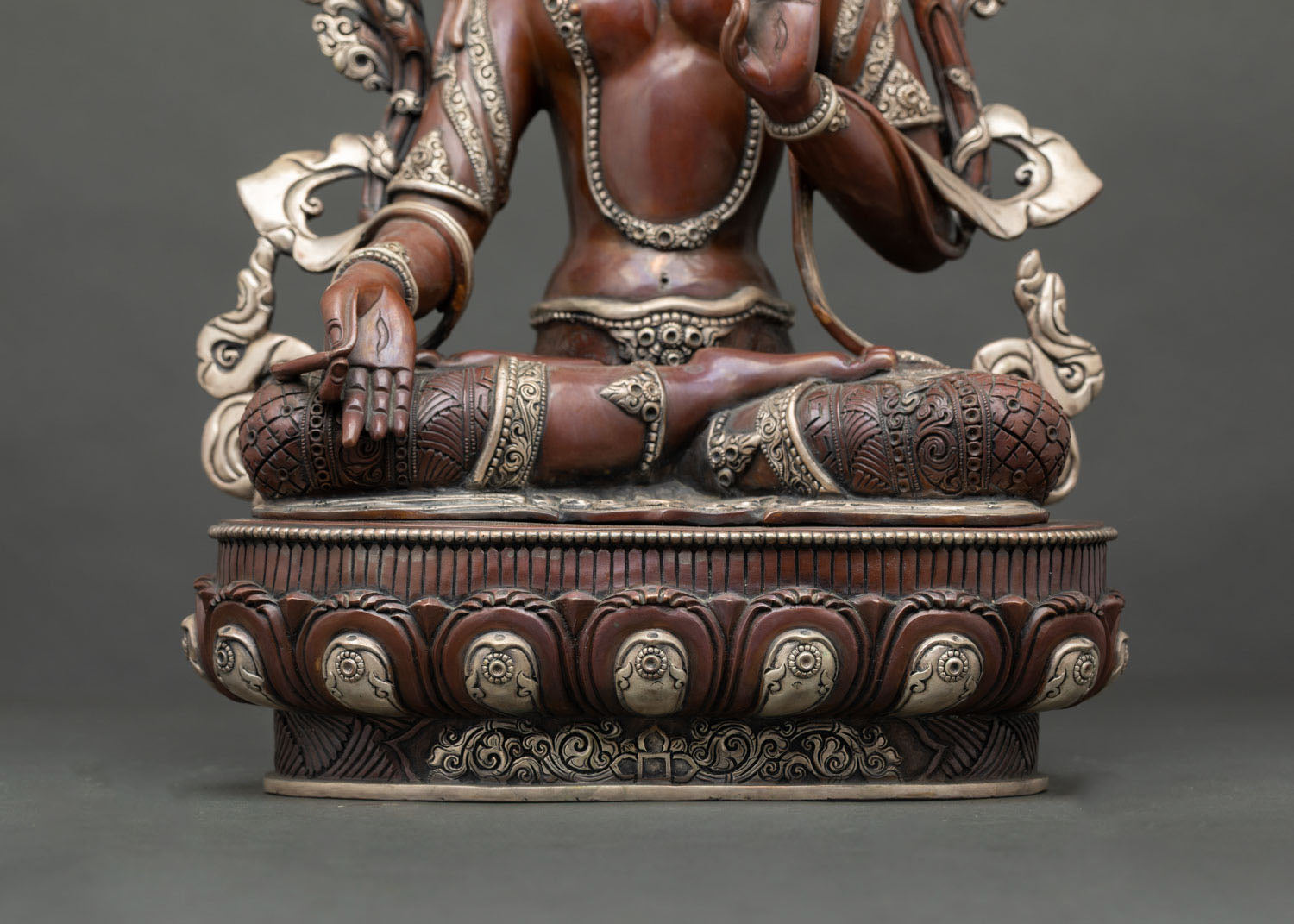 White Tara Statue – Handmade Copper Art from Nepal
