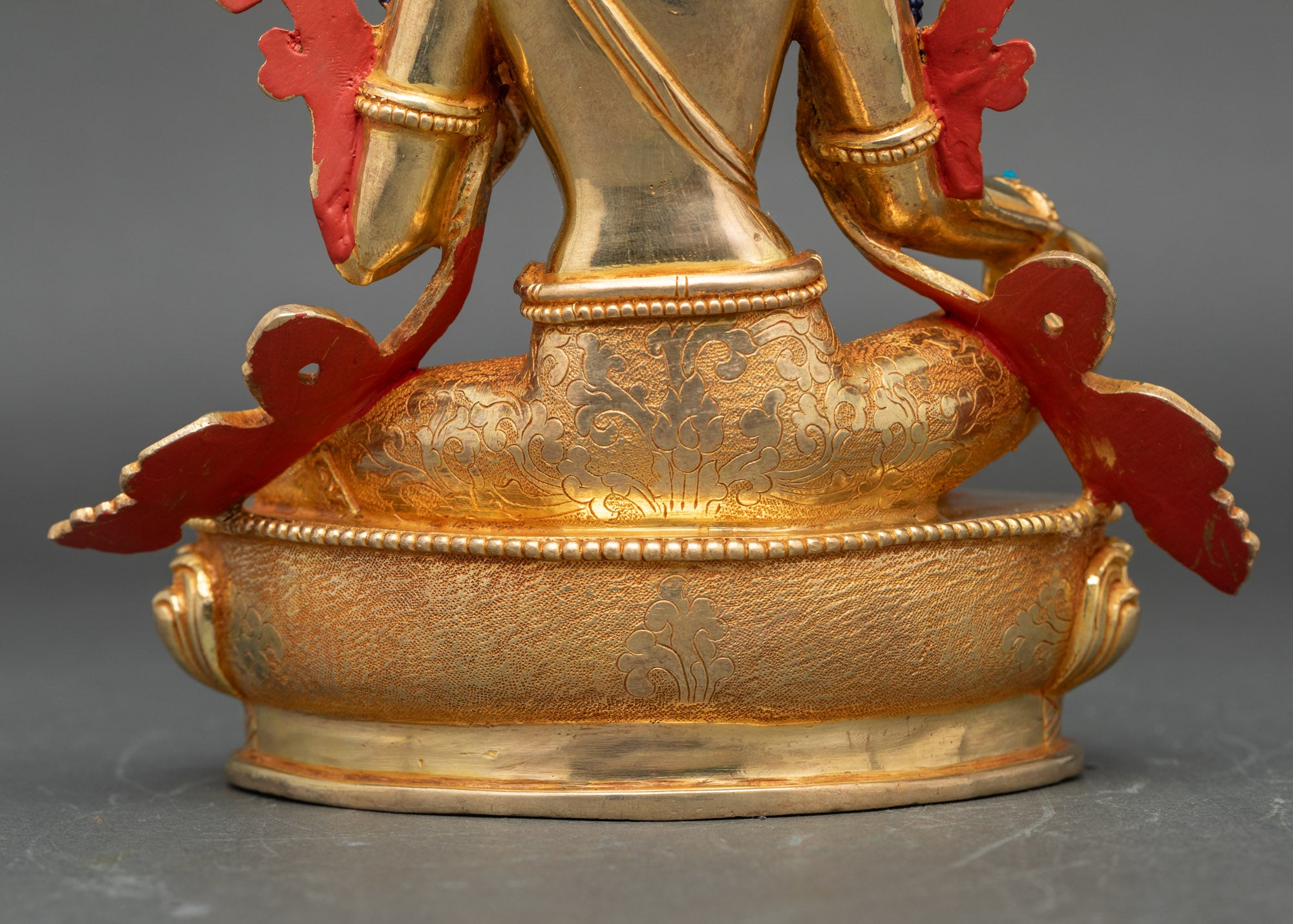 Handcrafted Green Tara Statue for Spiritual Growth and Inner Peace