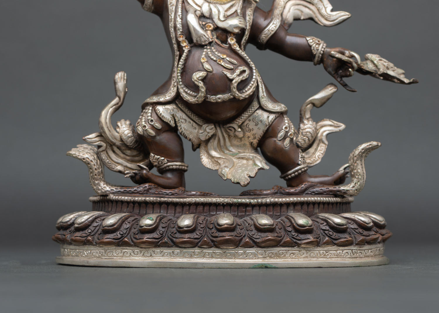 Handmade Trakpo Sumtril Statue | Tibetan Spiritual Artwork