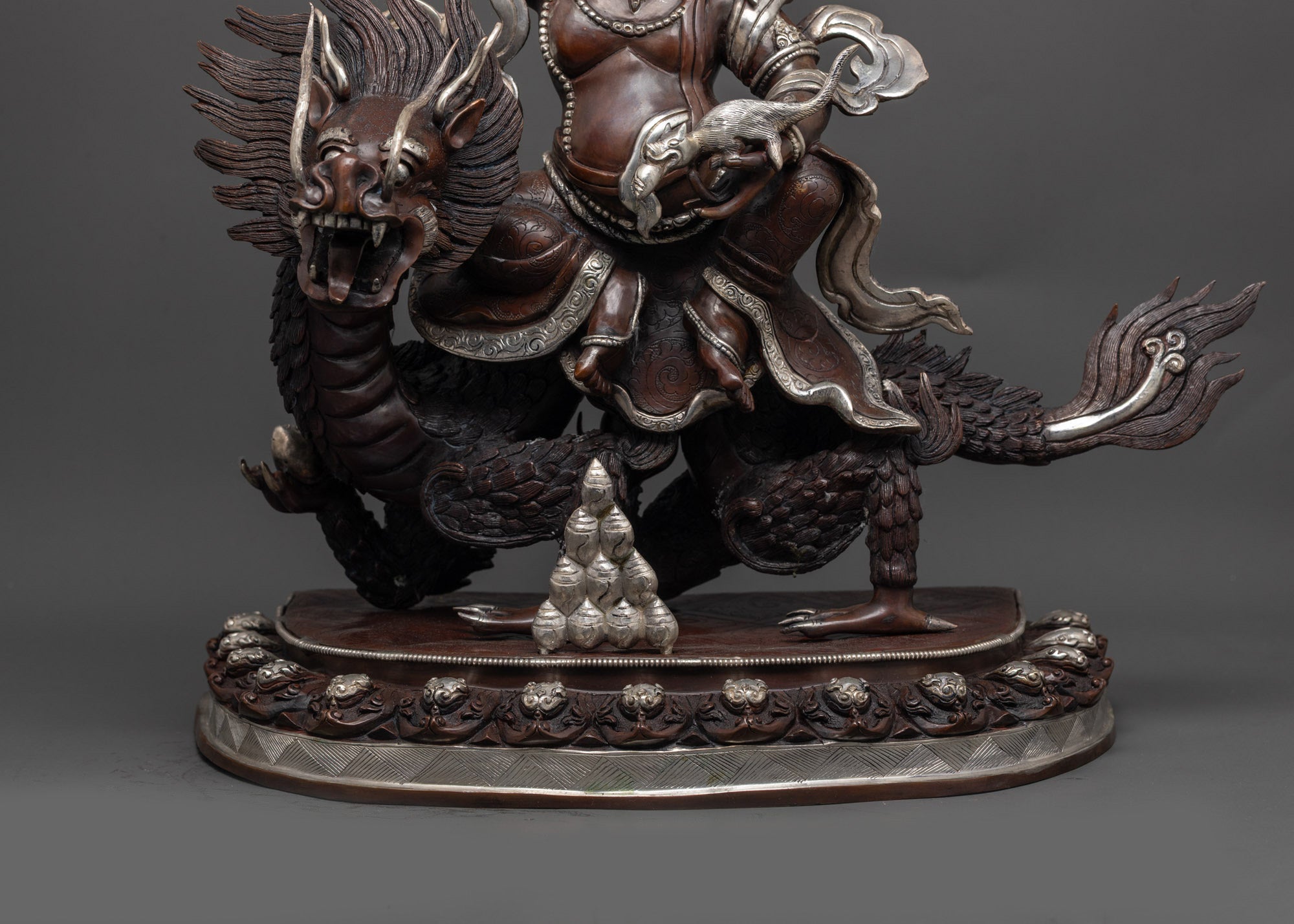 White Dzambhala Statue
