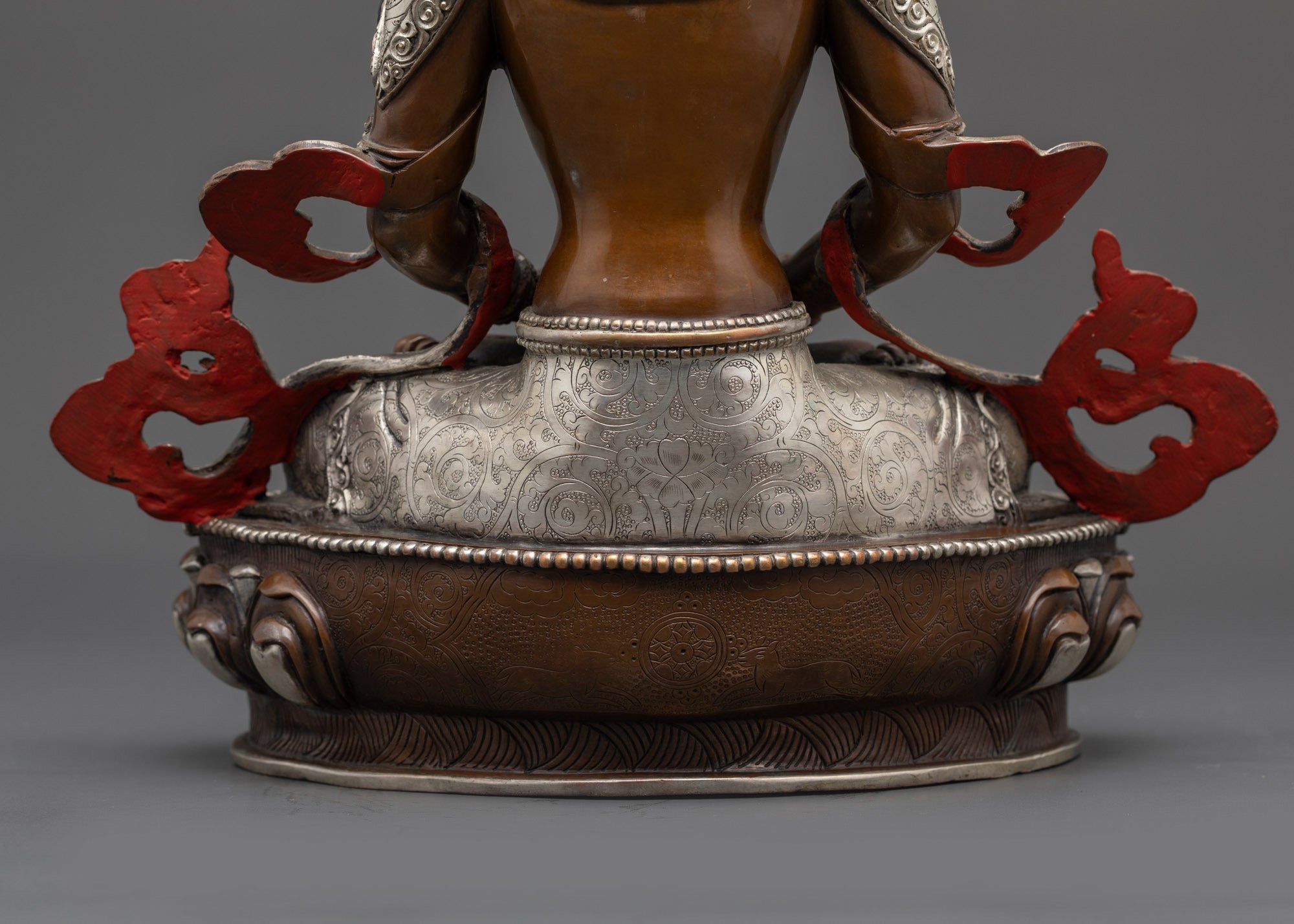 Nepalese Statue of Amitayus | Expert Artisan Carved Longevity Buddha
