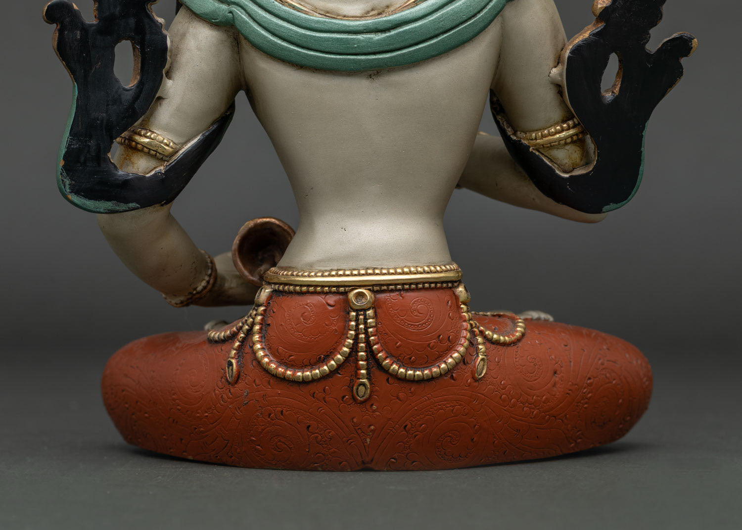 Multicolor Vajrasattva Statue | Karma Purification Buddha Sculpture