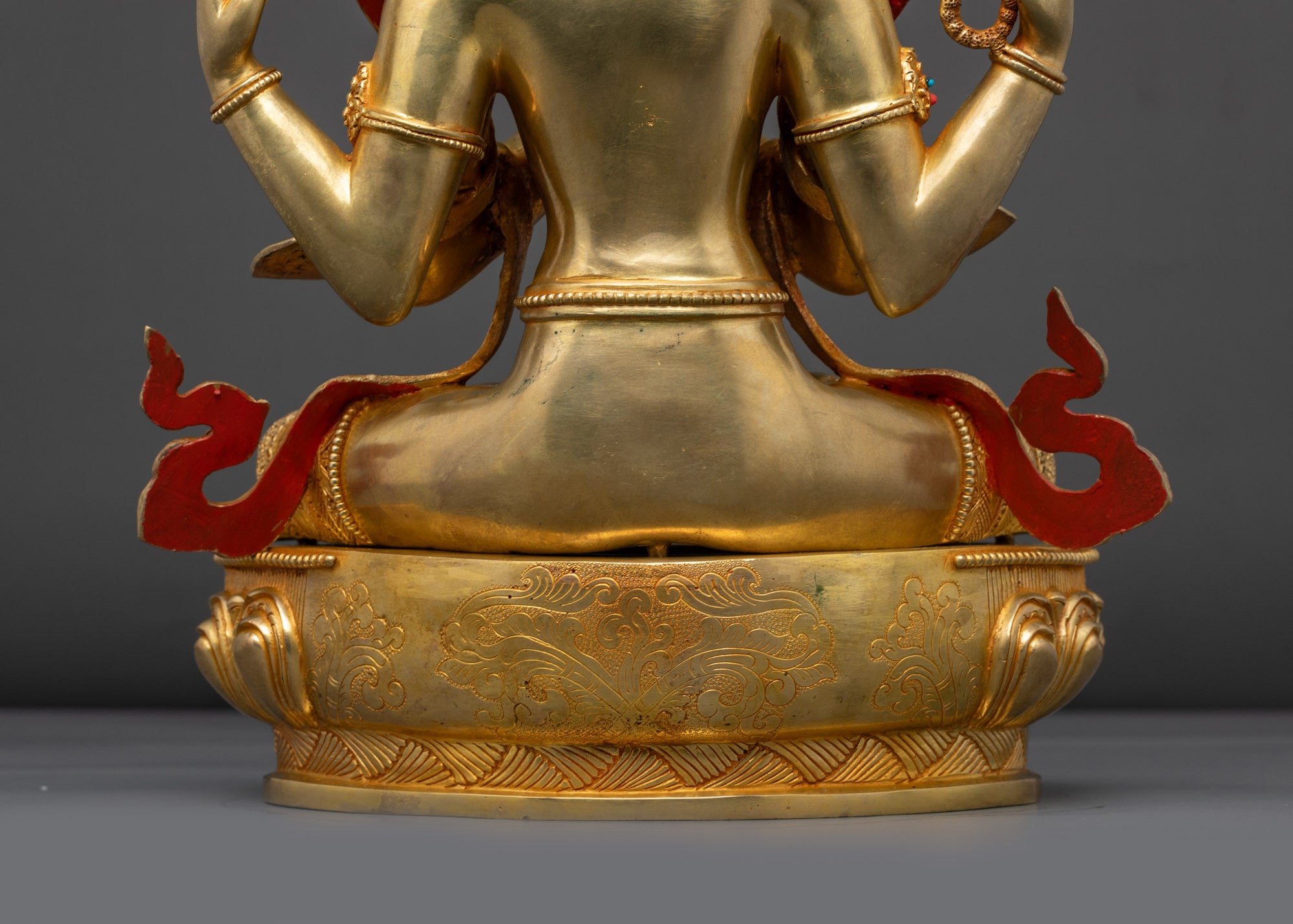 Four-Armed Chenrezig Avalokiteshvara Statue | Tibetan Buddhist Art