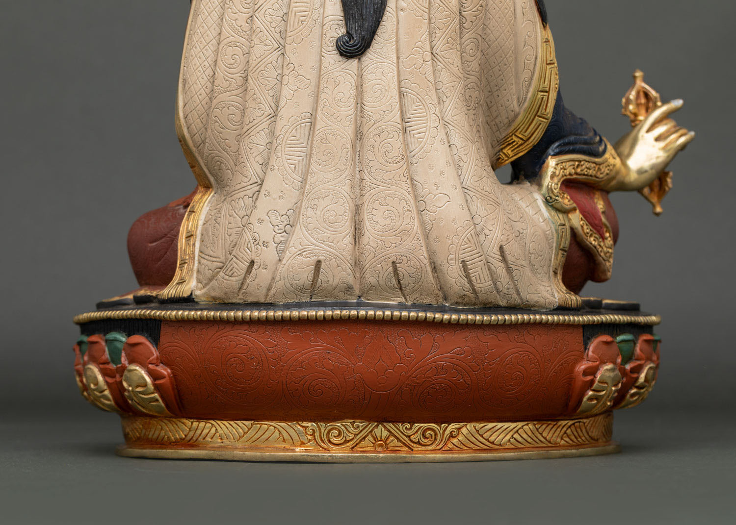Vibrant Padmasambhava Statue | Founding Father of Tibetan Buddhism