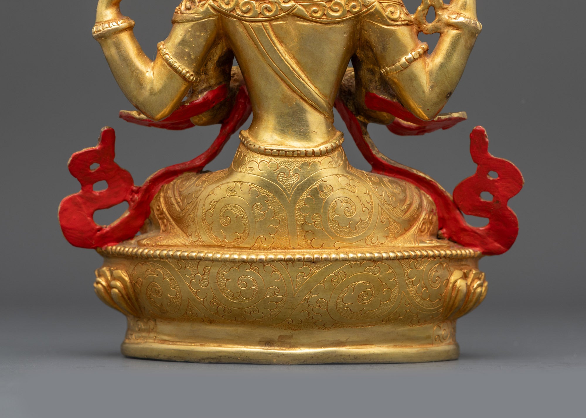Handcrafted Meditation Sculpture of Chenrezig | Handicrafted Statues