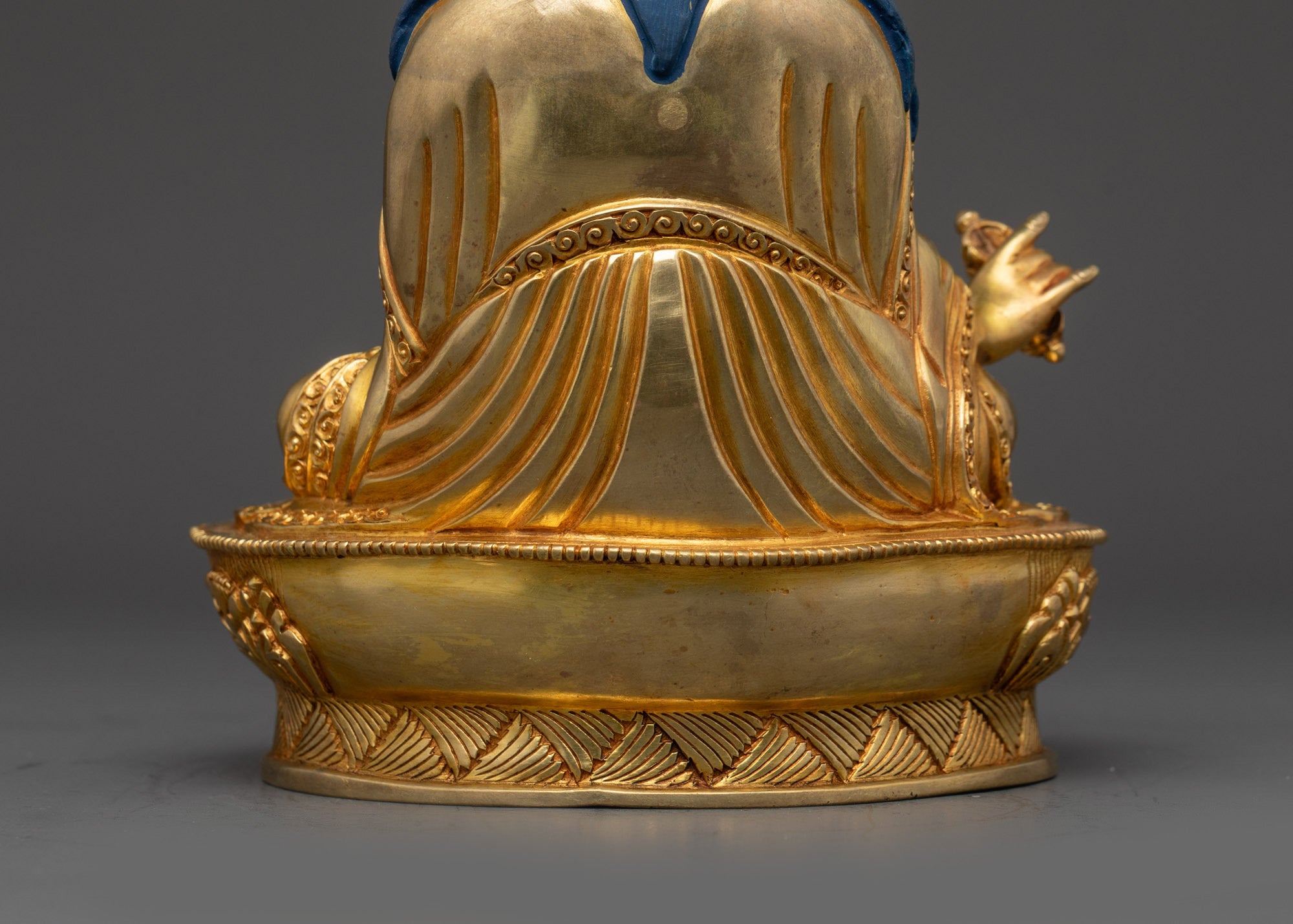 Precious Guru Padmasambhava Statue | Hand-Carved Buddhist Artwork